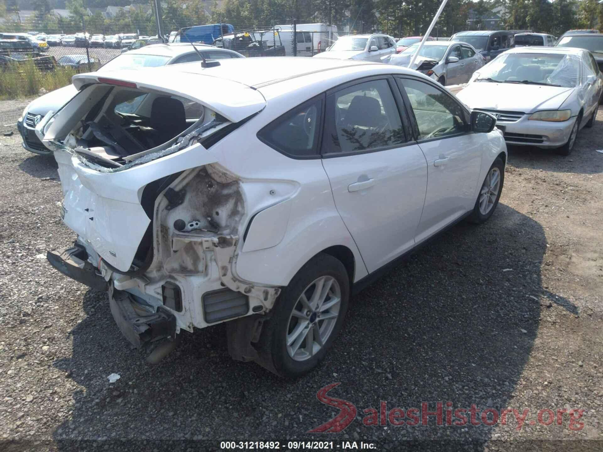 1FADP3K20JL272292 2018 FORD FOCUS