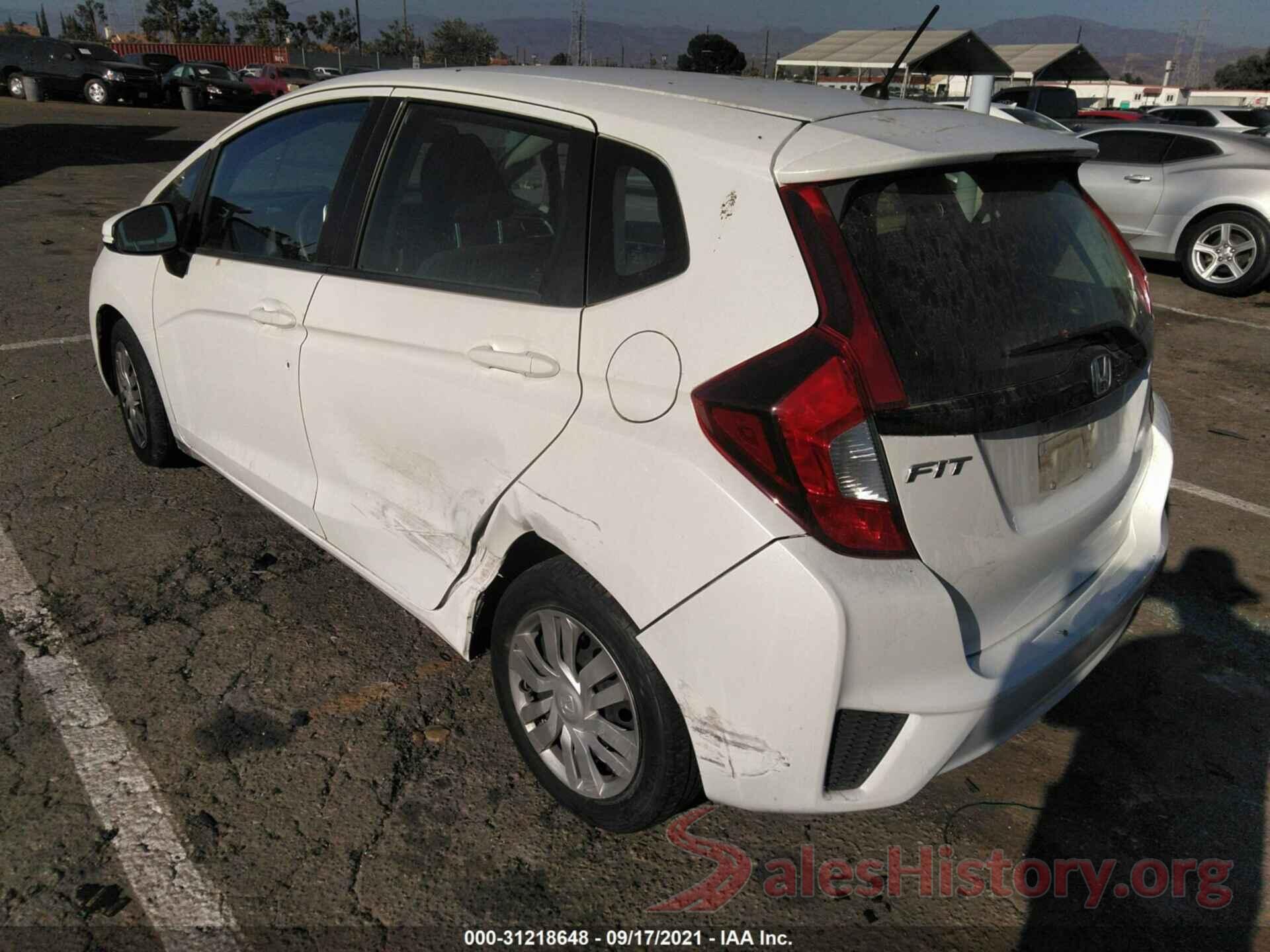 JHMGK5H51GX006931 2016 HONDA FIT