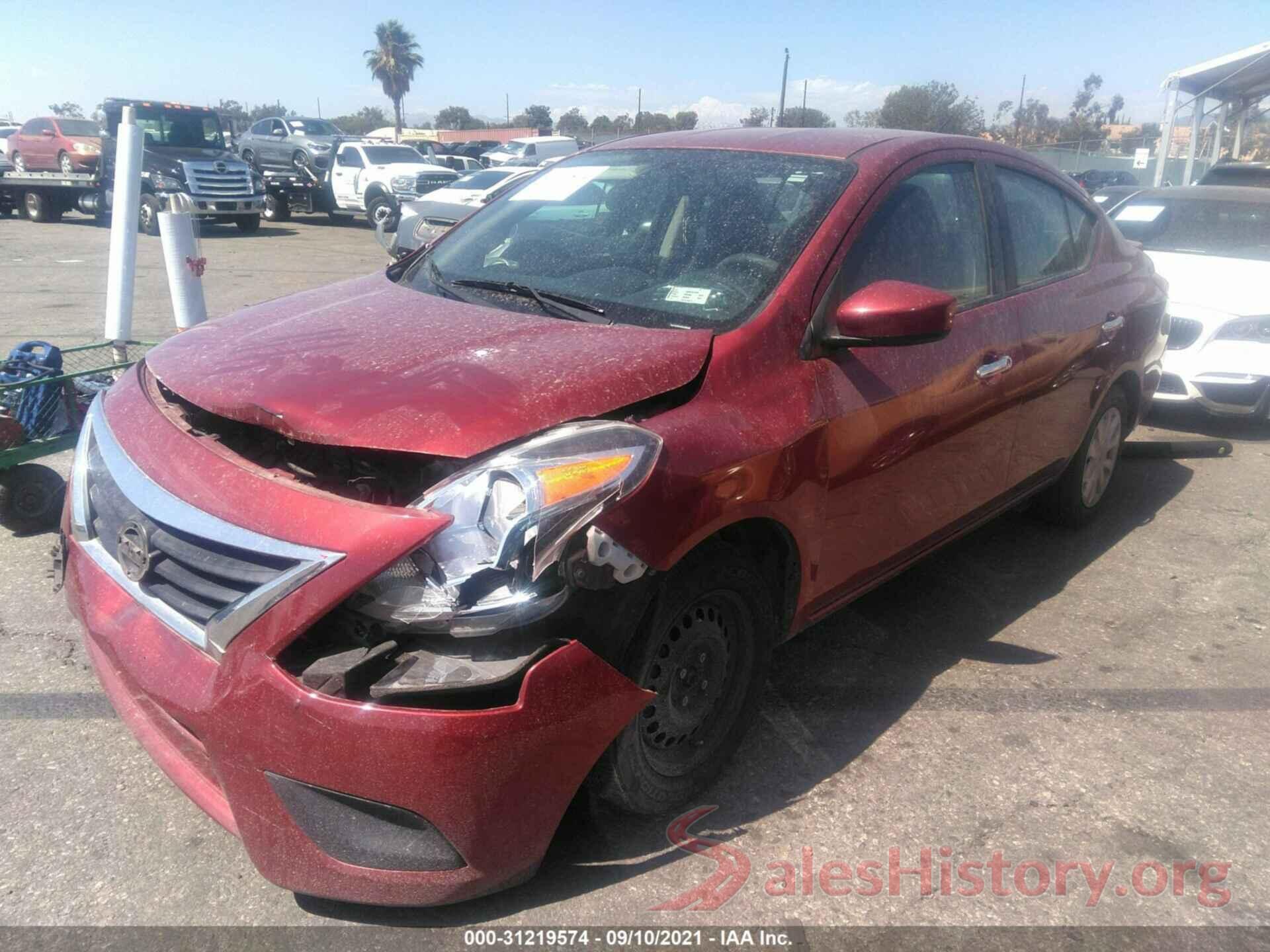 3N1CN7APXGL808228 2016 NISSAN VERSA