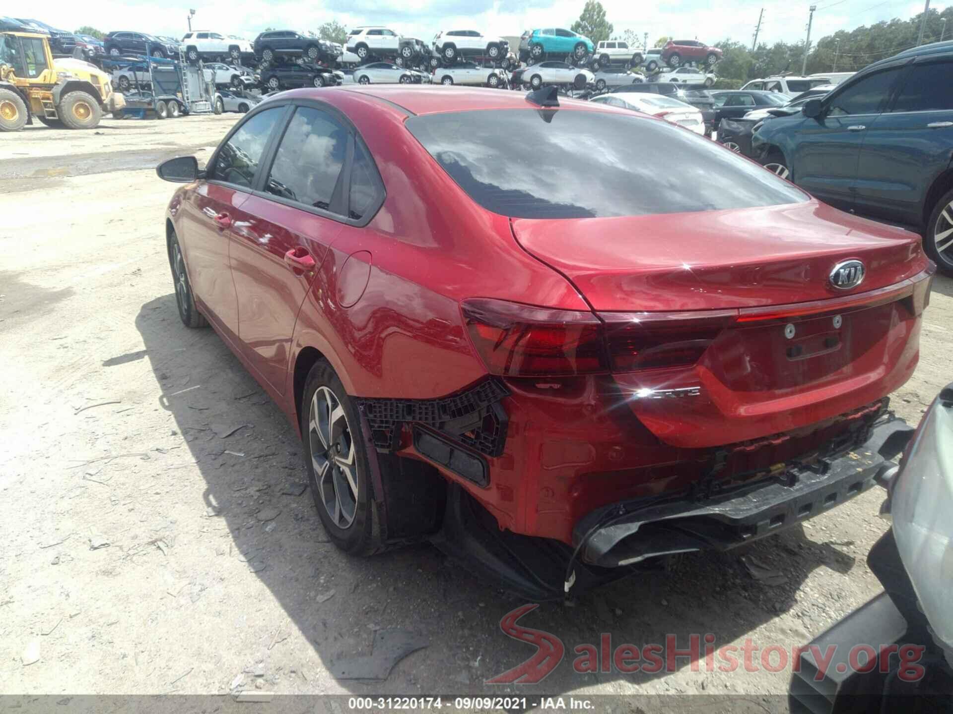 3KPF24AD3LE170524 2020 KIA FORTE