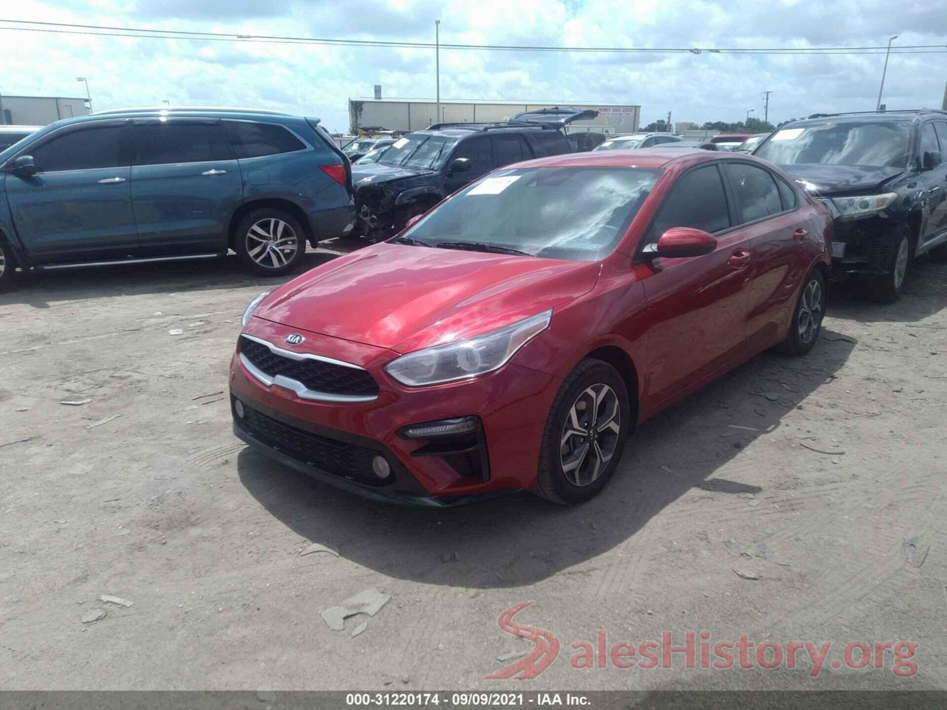 3KPF24AD3LE170524 2020 KIA FORTE