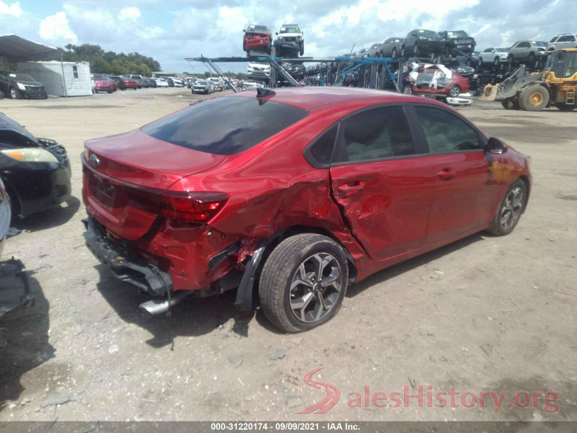 3KPF24AD3LE170524 2020 KIA FORTE