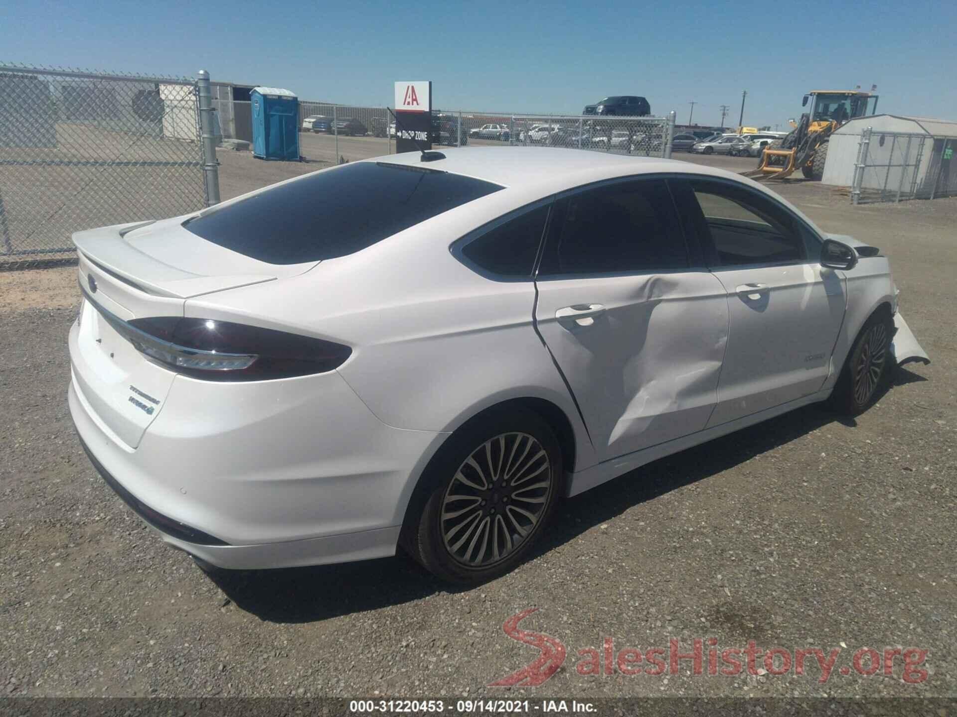 3FA6P0RU5JR143271 2018 FORD FUSION HYBRID