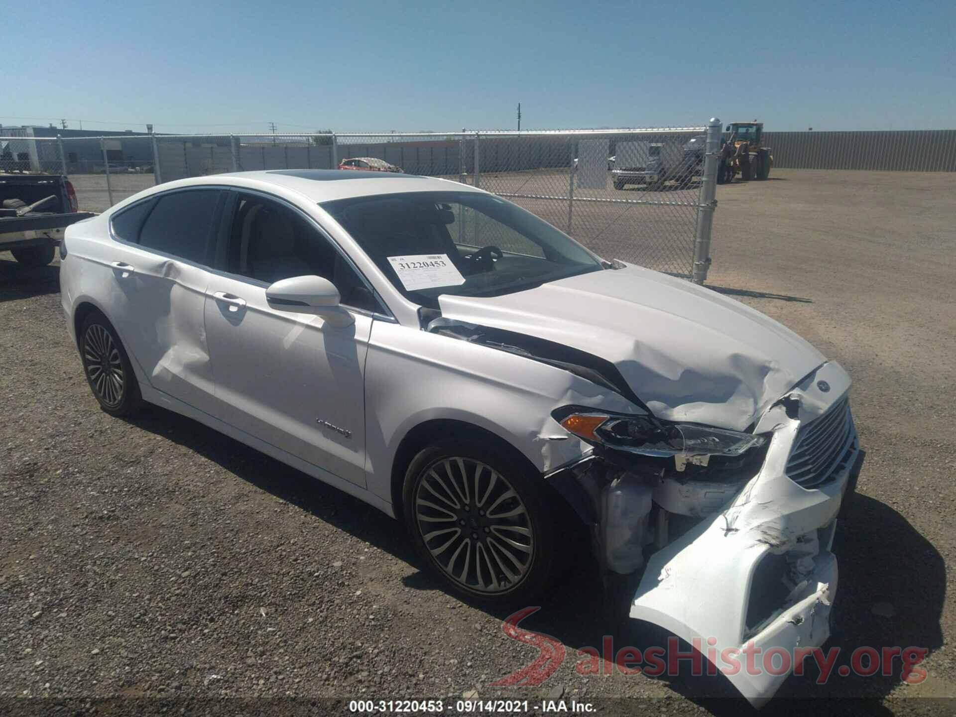 3FA6P0RU5JR143271 2018 FORD FUSION HYBRID