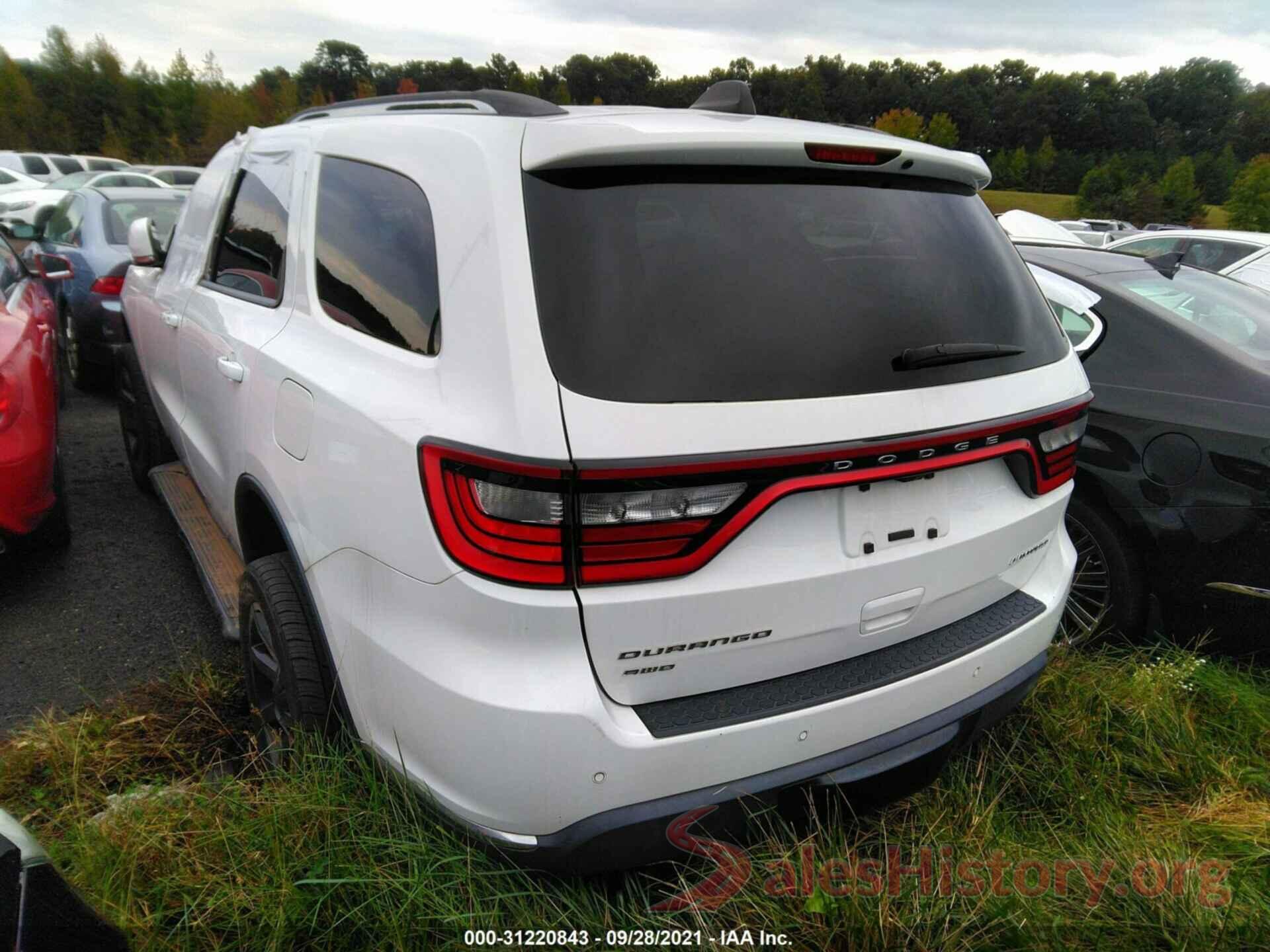 1C4RDJDG6GC362285 2016 DODGE DURANGO