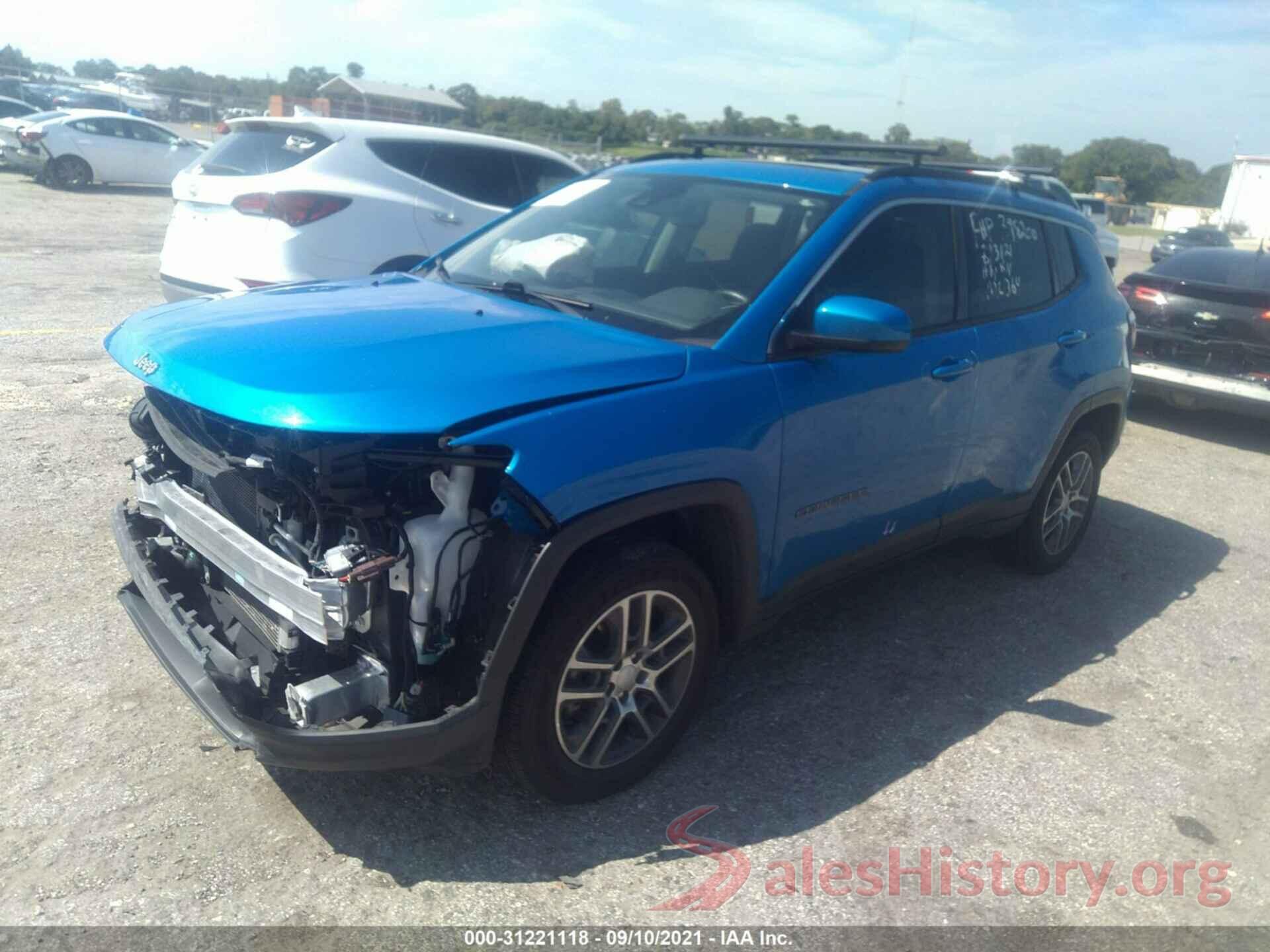 3C4NJDBB8LT258220 2020 JEEP COMPASS