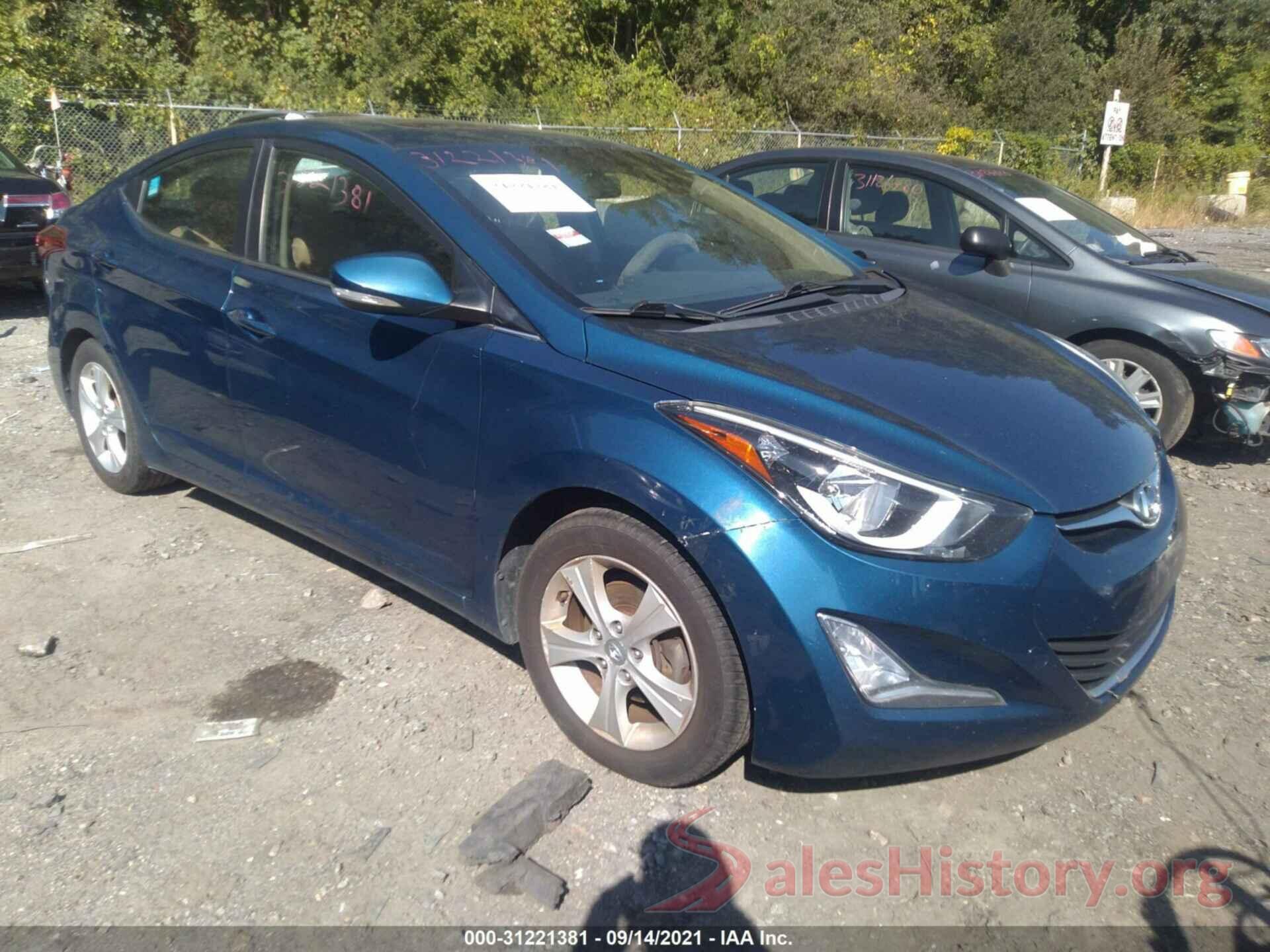 KMHDH4AE2GU494498 2016 HYUNDAI ELANTRA