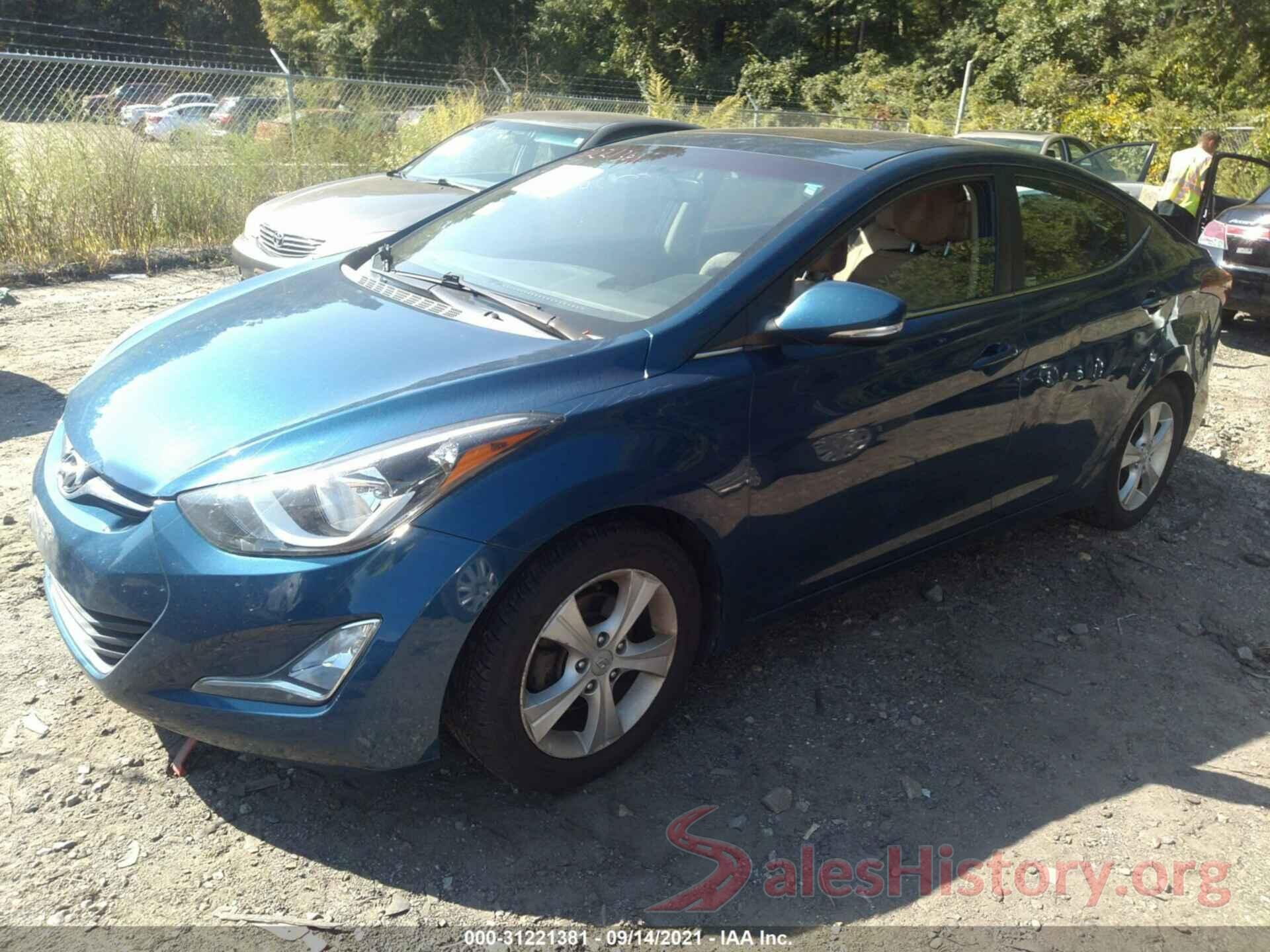 KMHDH4AE2GU494498 2016 HYUNDAI ELANTRA