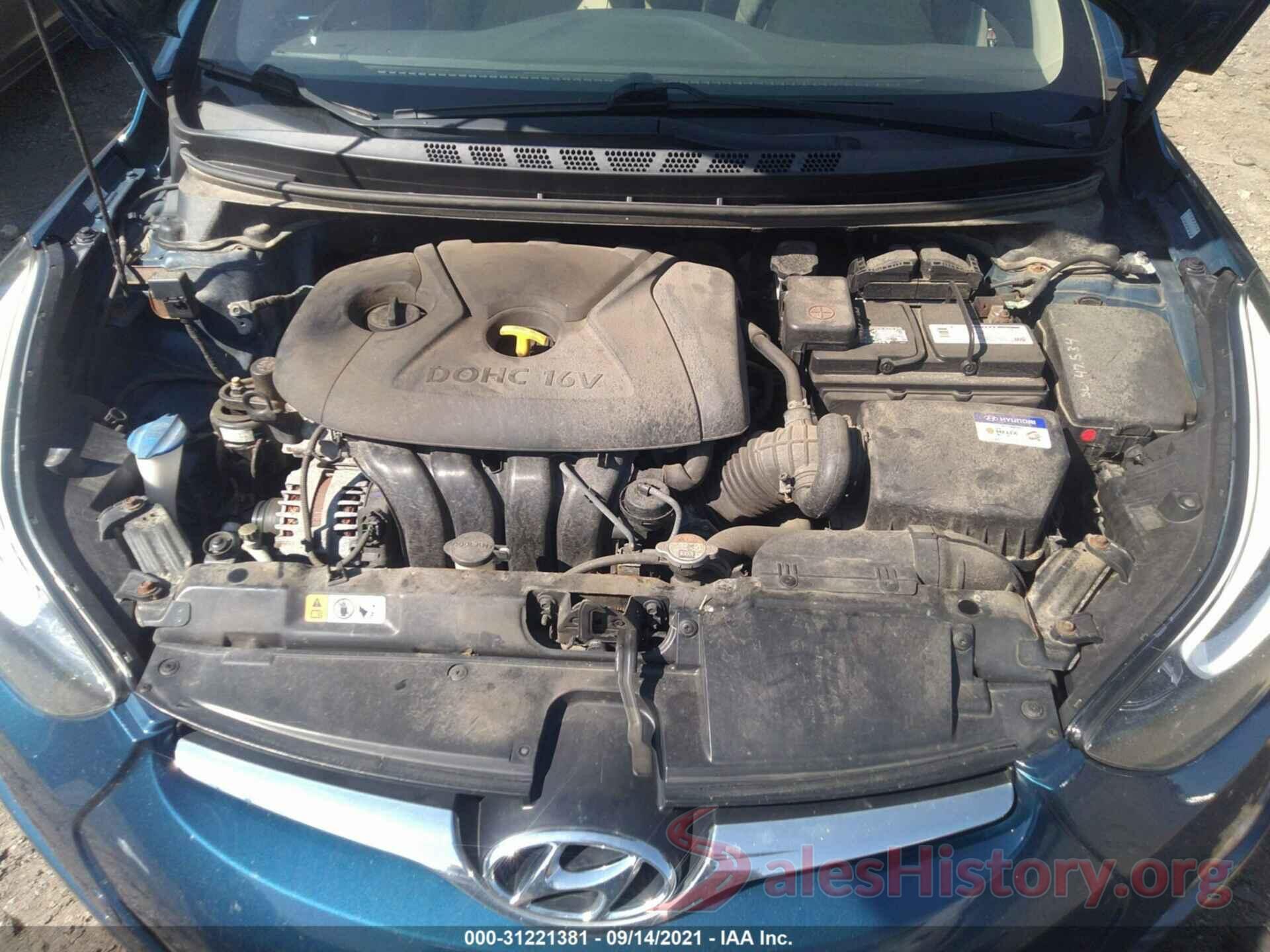 KMHDH4AE2GU494498 2016 HYUNDAI ELANTRA