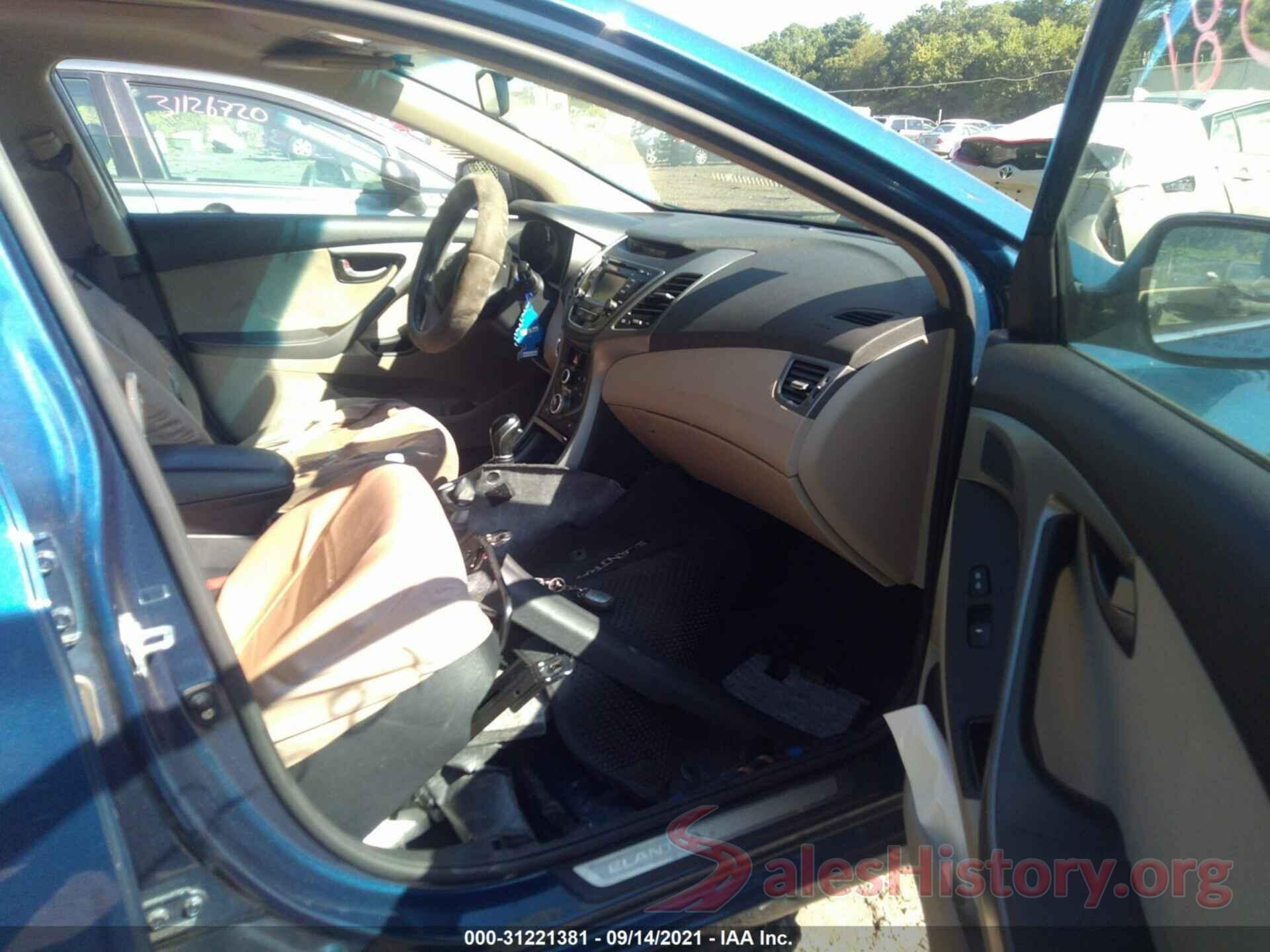 KMHDH4AE2GU494498 2016 HYUNDAI ELANTRA