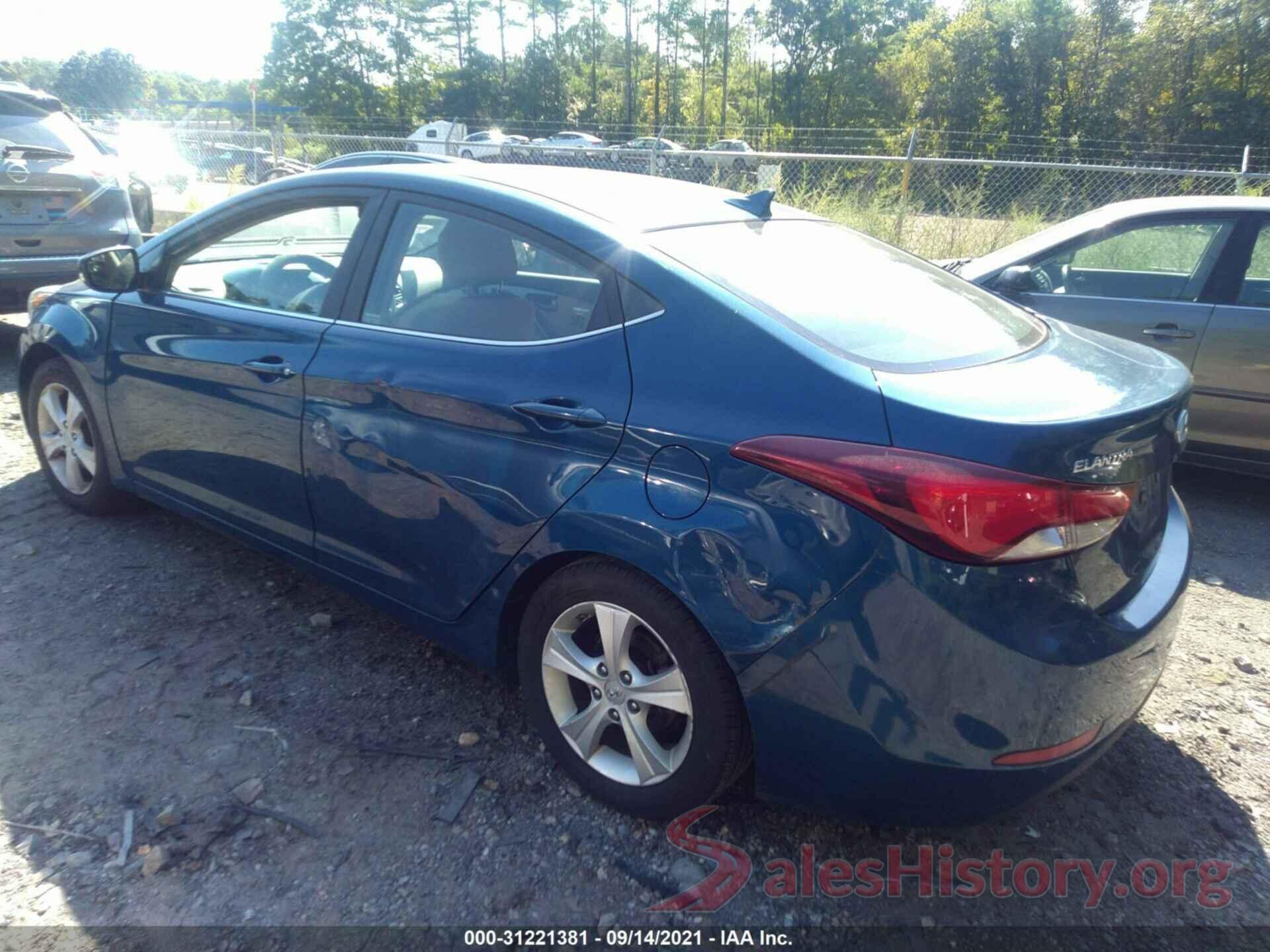 KMHDH4AE2GU494498 2016 HYUNDAI ELANTRA