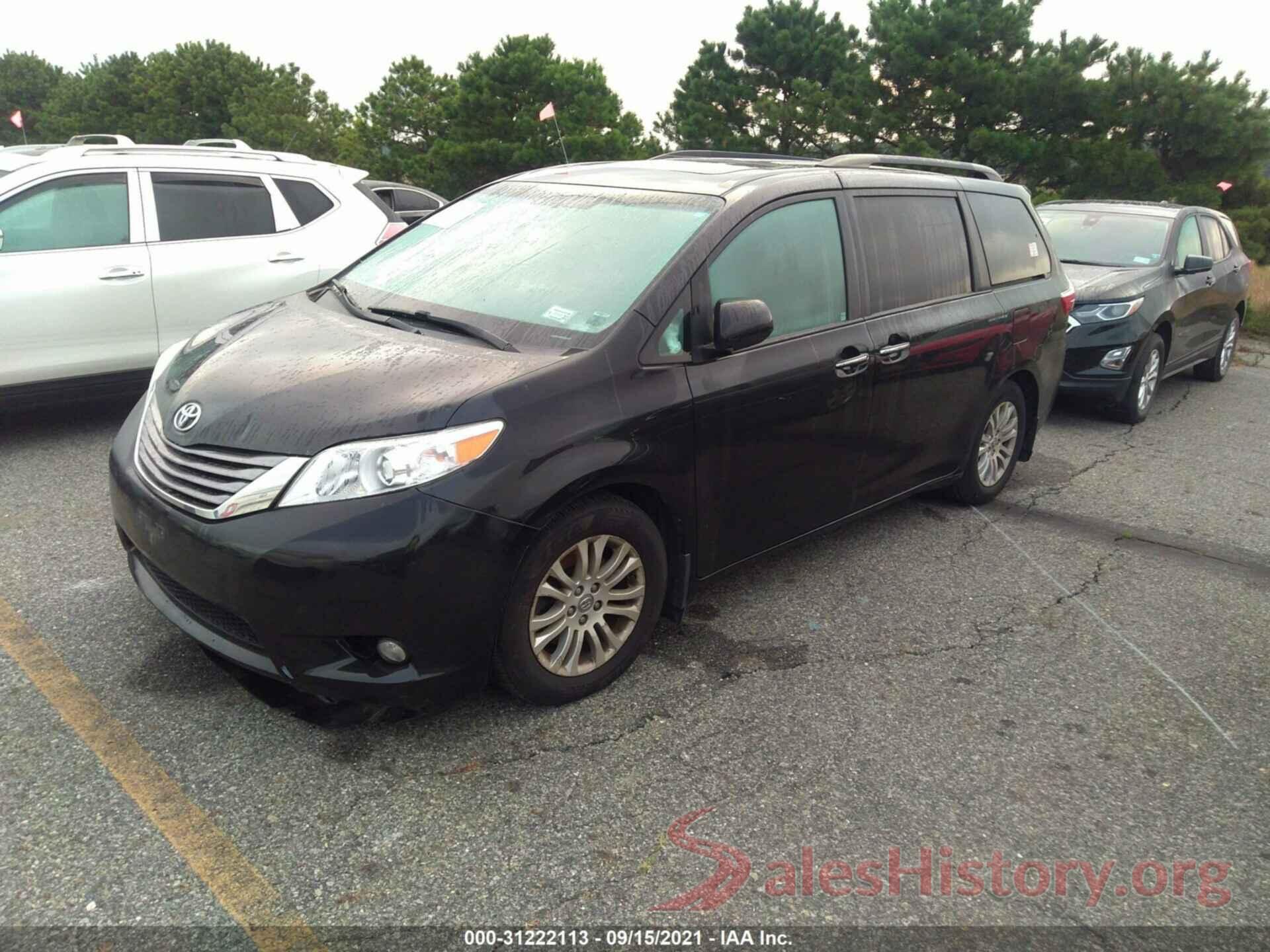 5TDYK3DC3GS766072 2016 TOYOTA SIENNA