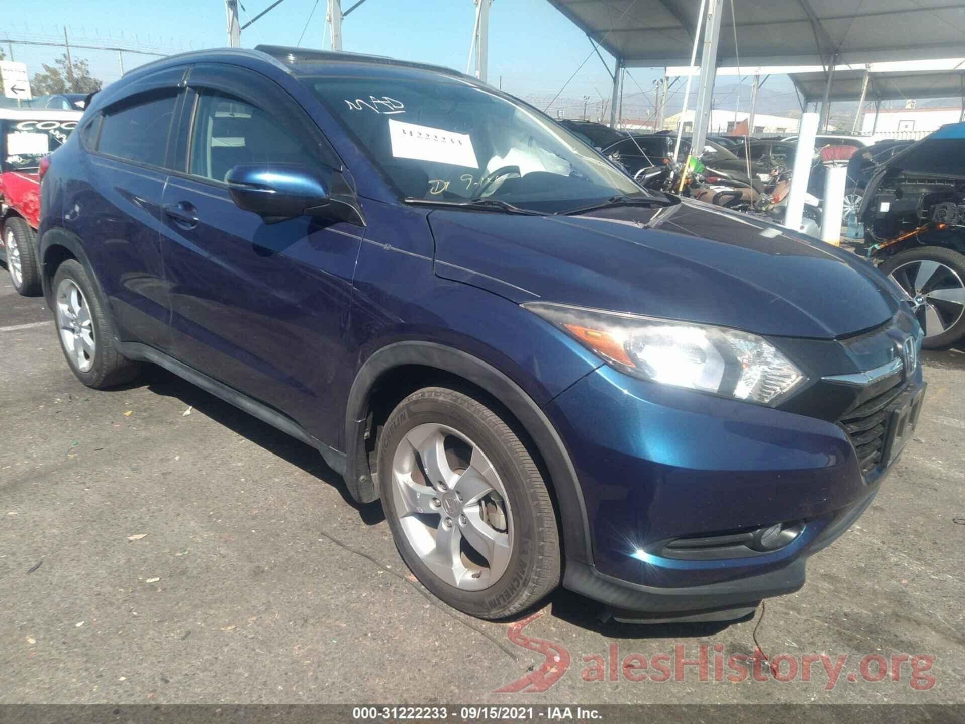 3CZRU5H7XGM722765 2016 HONDA HR-V