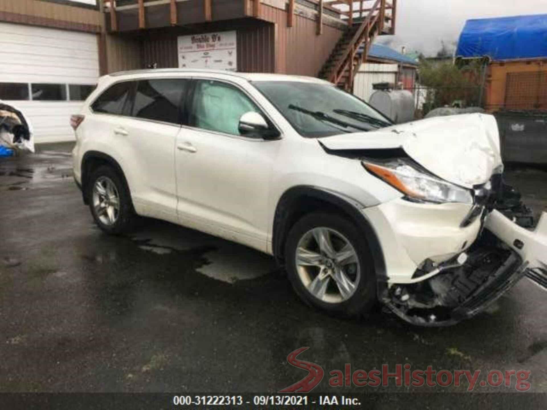 5TDDKRFH0GS287361 2016 TOYOTA HIGHLANDER