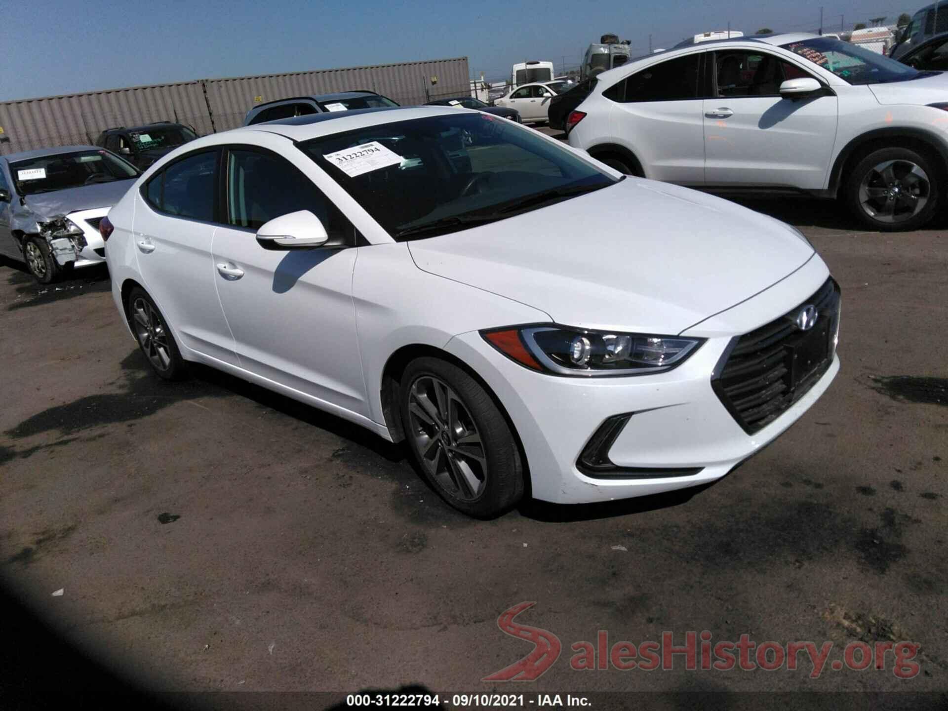 5NPD84LF2JH217801 2018 HYUNDAI ELANTRA