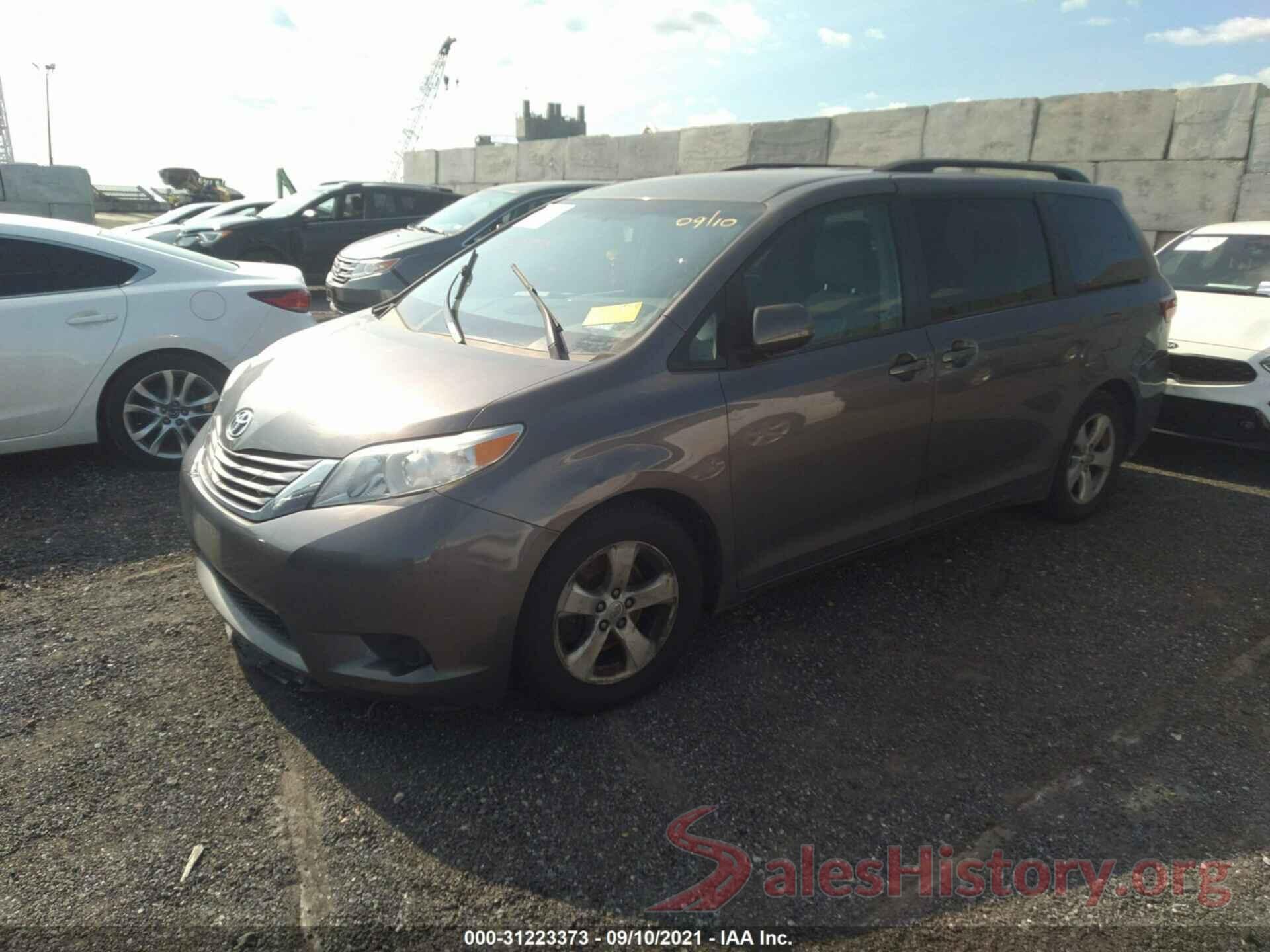 5TDKK3DC3GS718965 2016 TOYOTA SIENNA