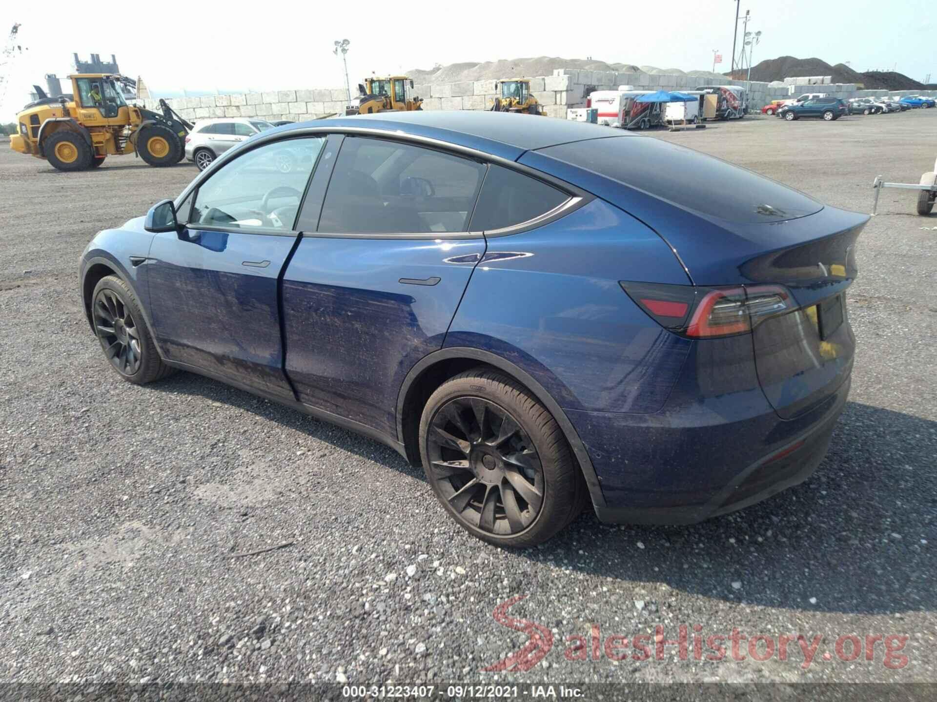 5YJYGDEE7MF060214 2021 TESLA MODEL Y