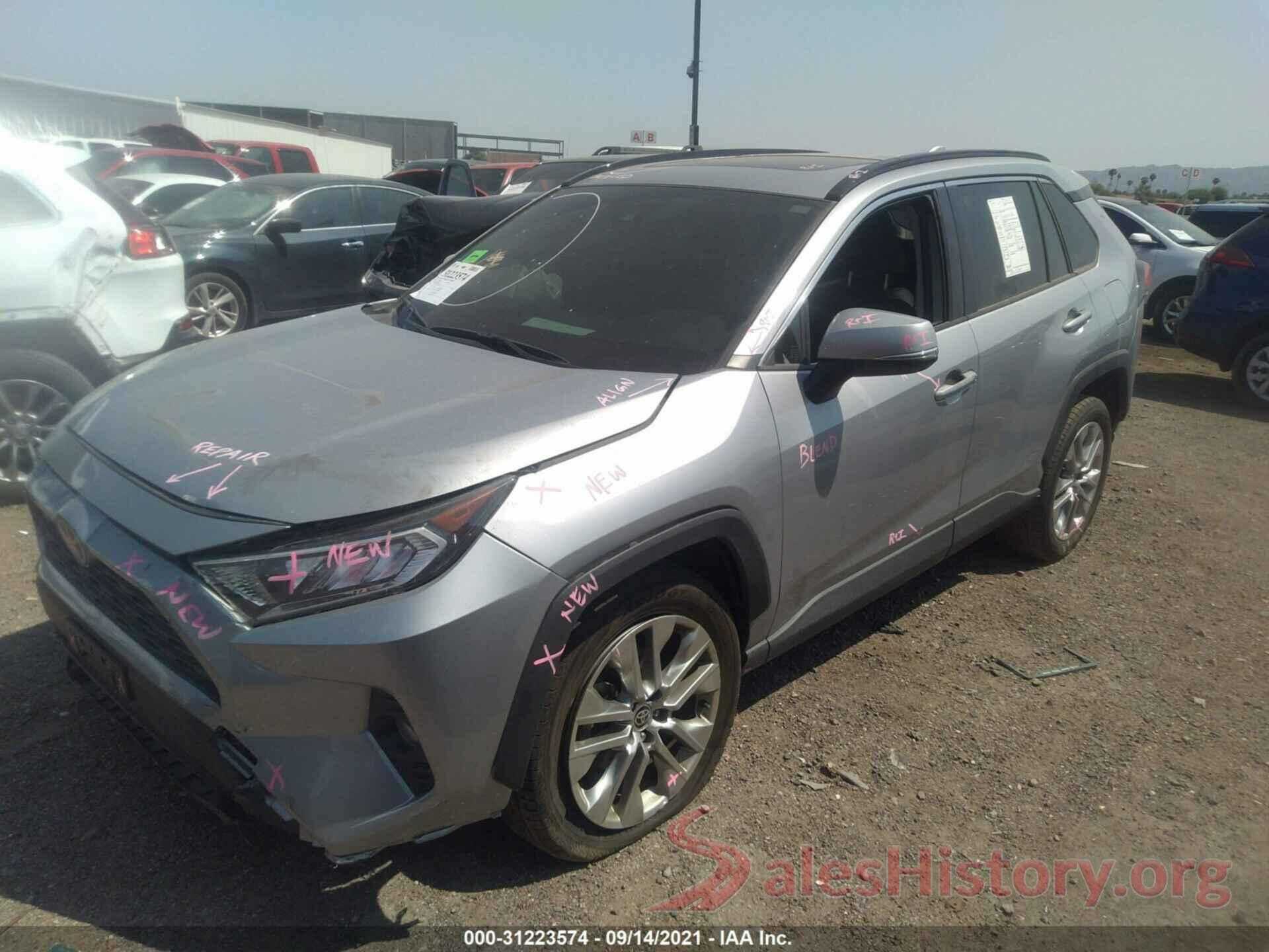 JTMA1RFV2LD050419 2020 TOYOTA RAV4