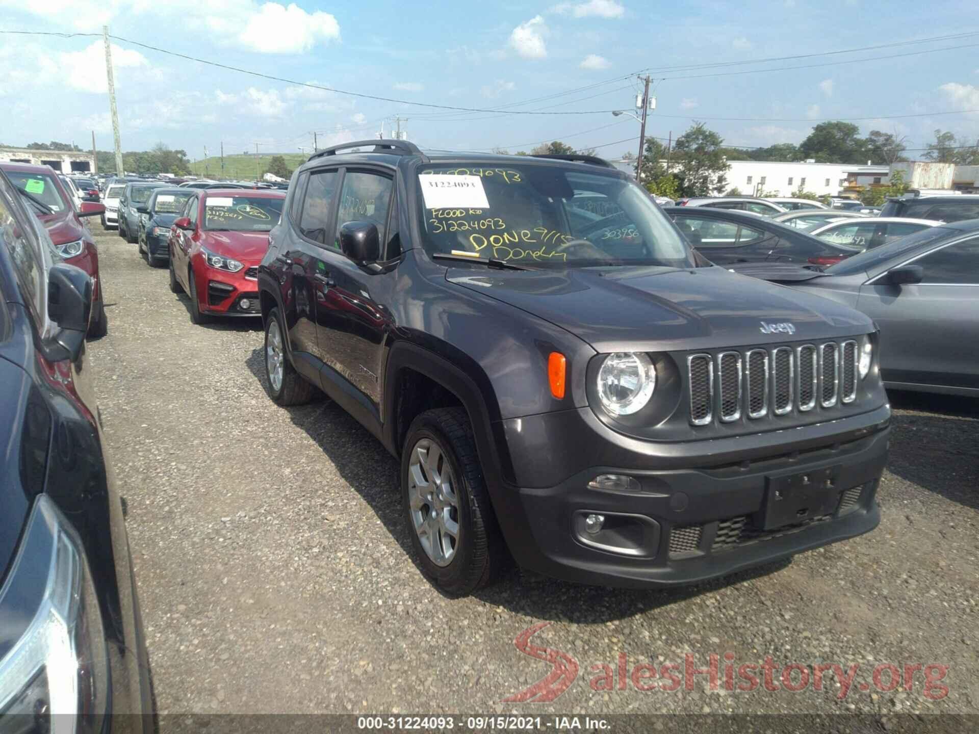 ZACCJBBT5GPE04106 2016 JEEP RENEGADE