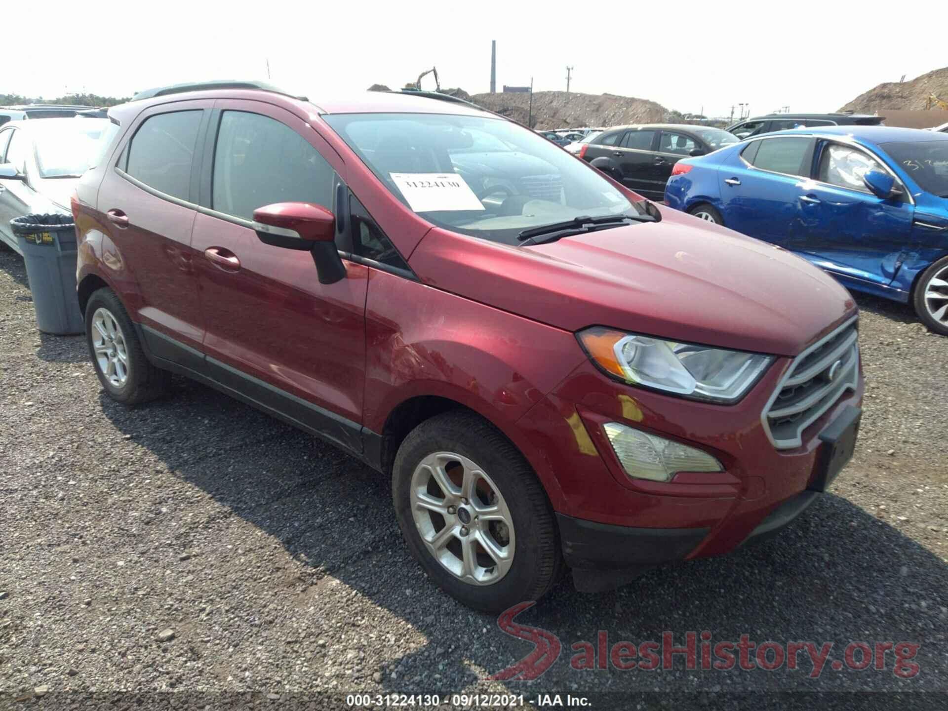 MAJ6S3GL7KC296339 2019 FORD ECOSPORT