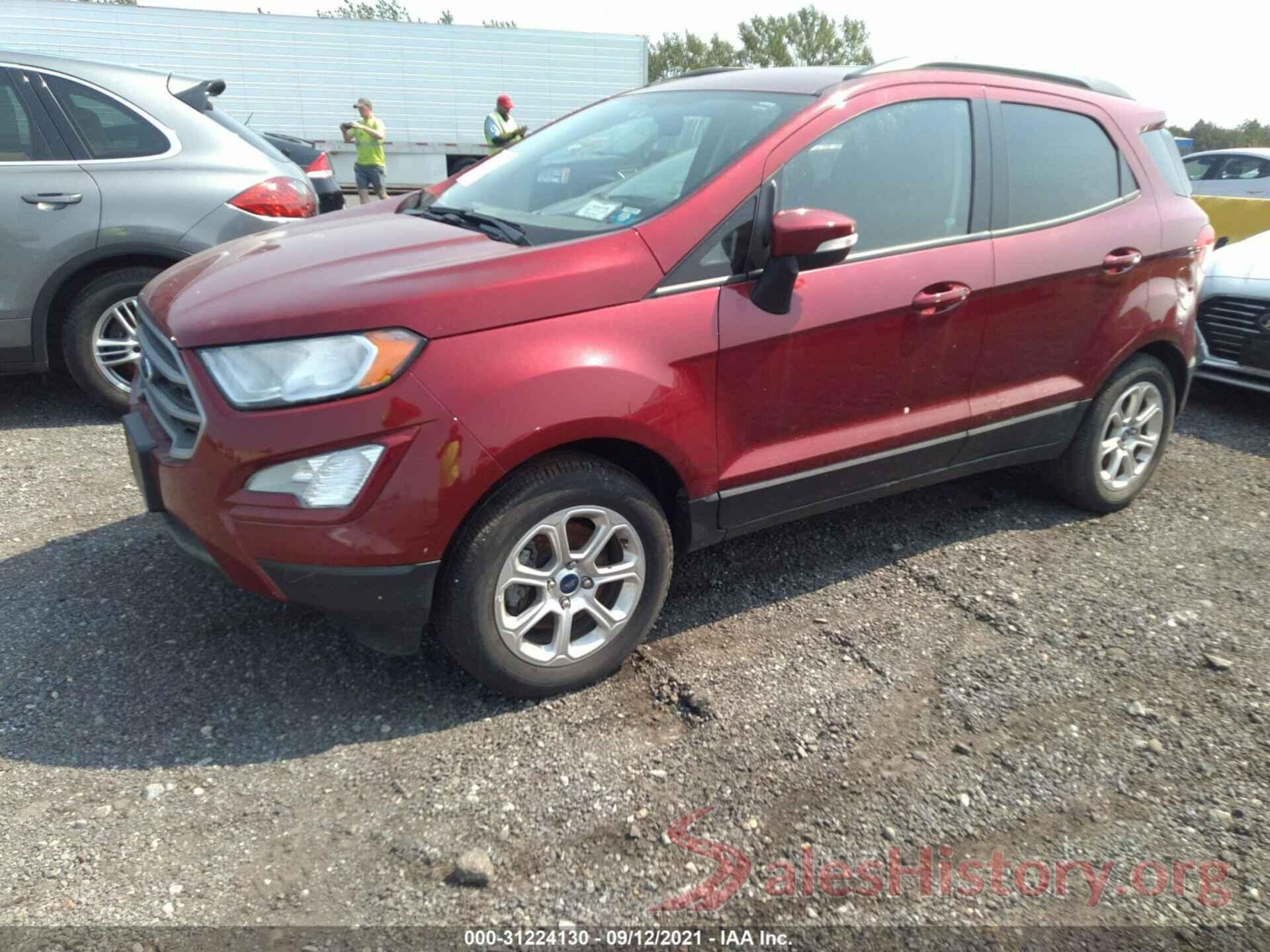 MAJ6S3GL7KC296339 2019 FORD ECOSPORT