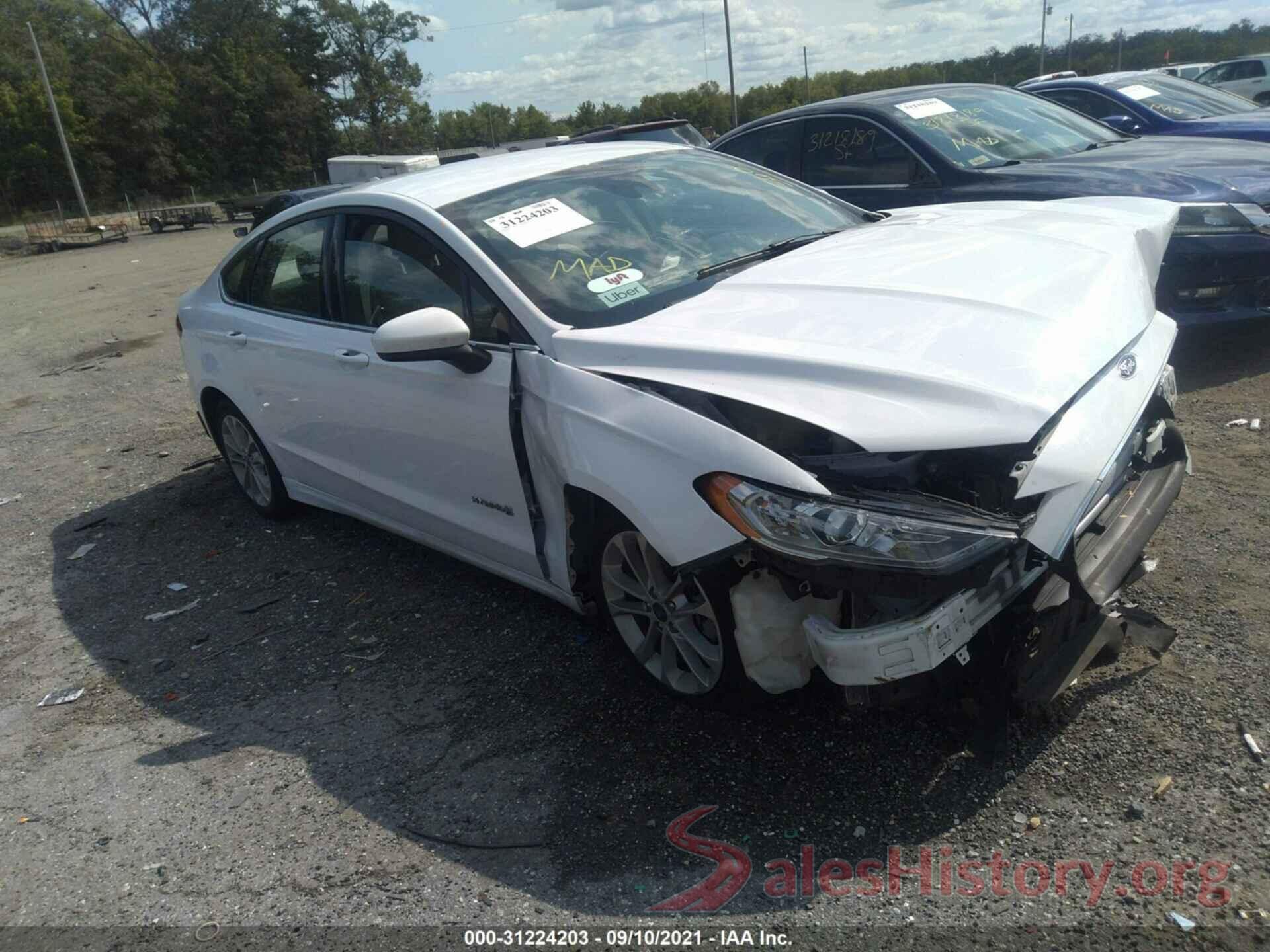 3FA6P0LU5KR188138 2019 FORD FUSION HYBRID