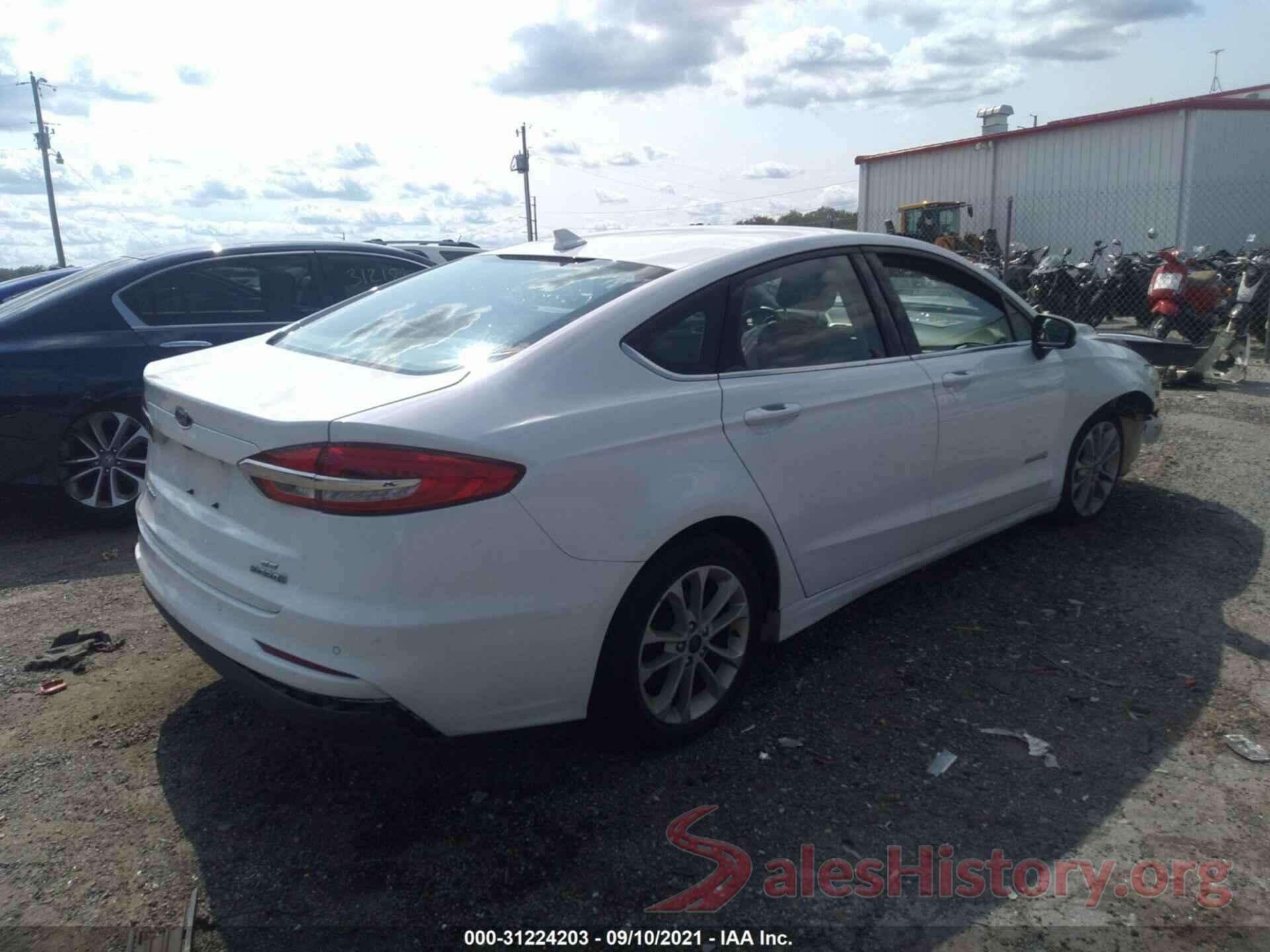 3FA6P0LU5KR188138 2019 FORD FUSION HYBRID