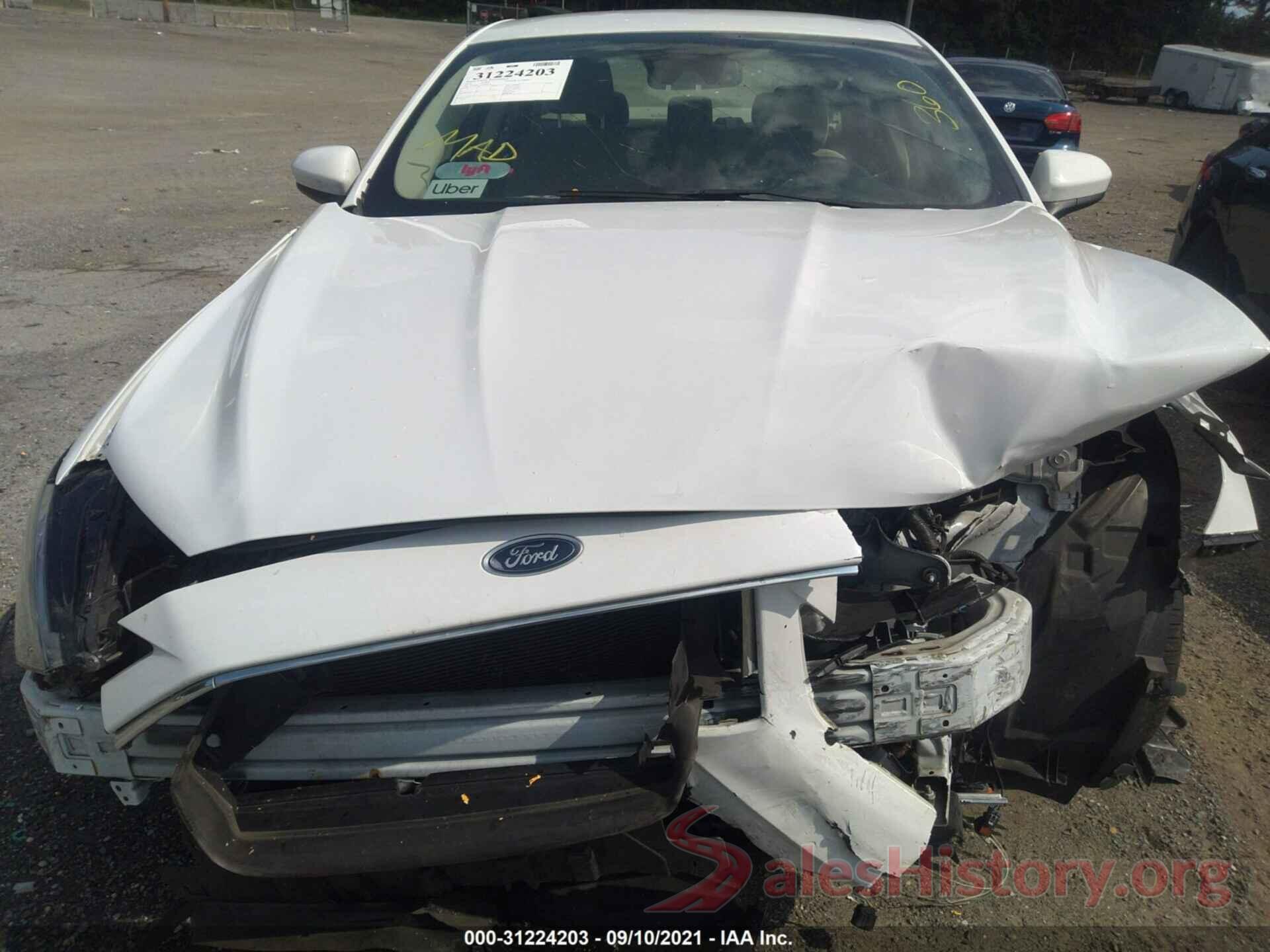 3FA6P0LU5KR188138 2019 FORD FUSION HYBRID