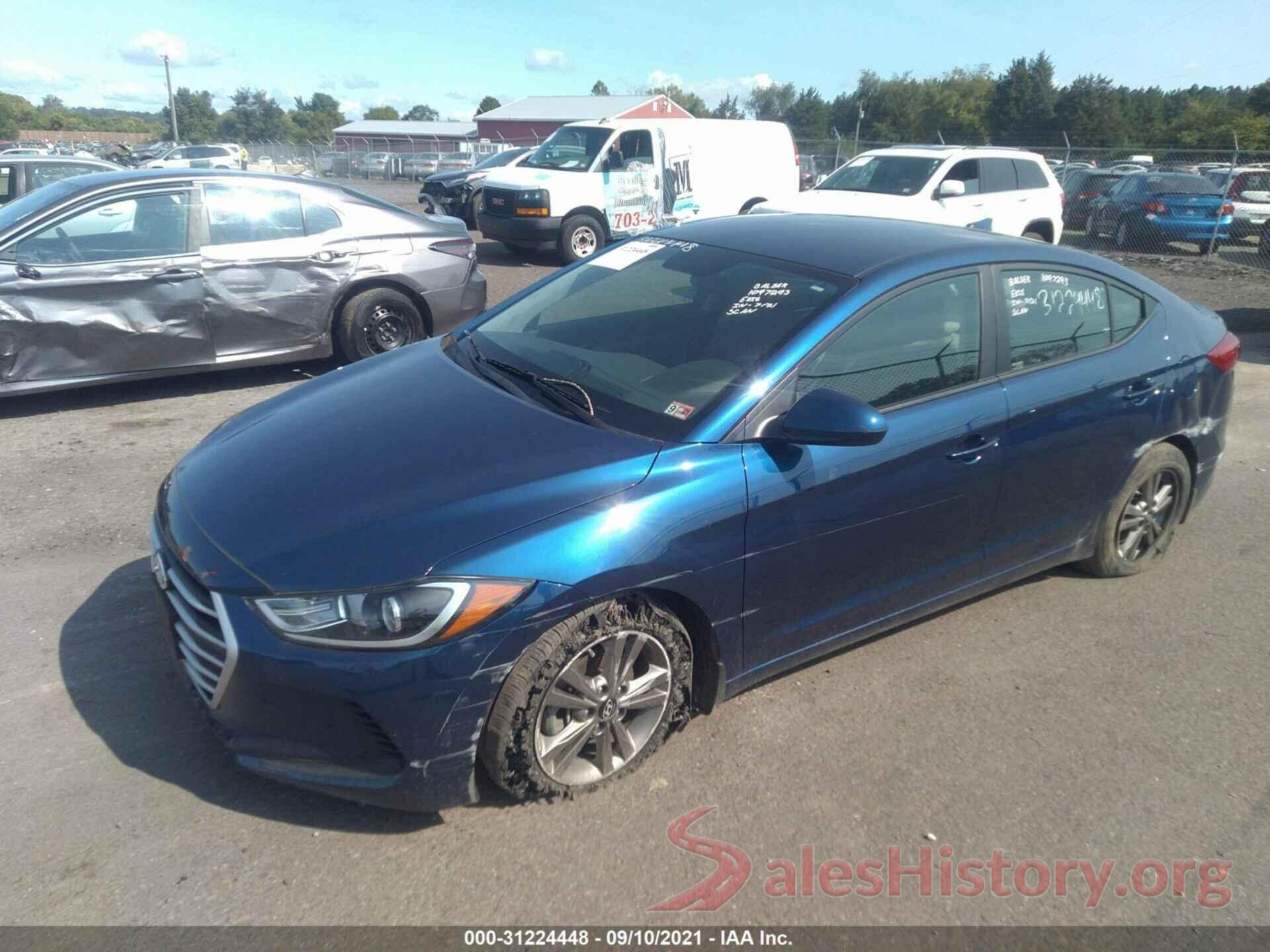 5NPD84LF1JH333300 2018 HYUNDAI ELANTRA