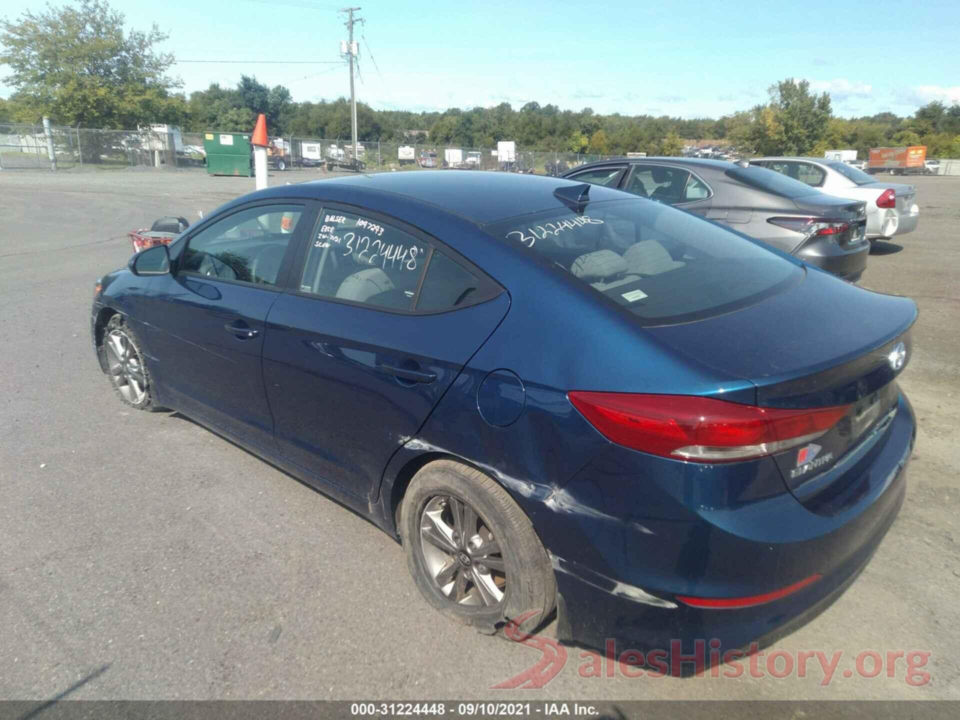 5NPD84LF1JH333300 2018 HYUNDAI ELANTRA