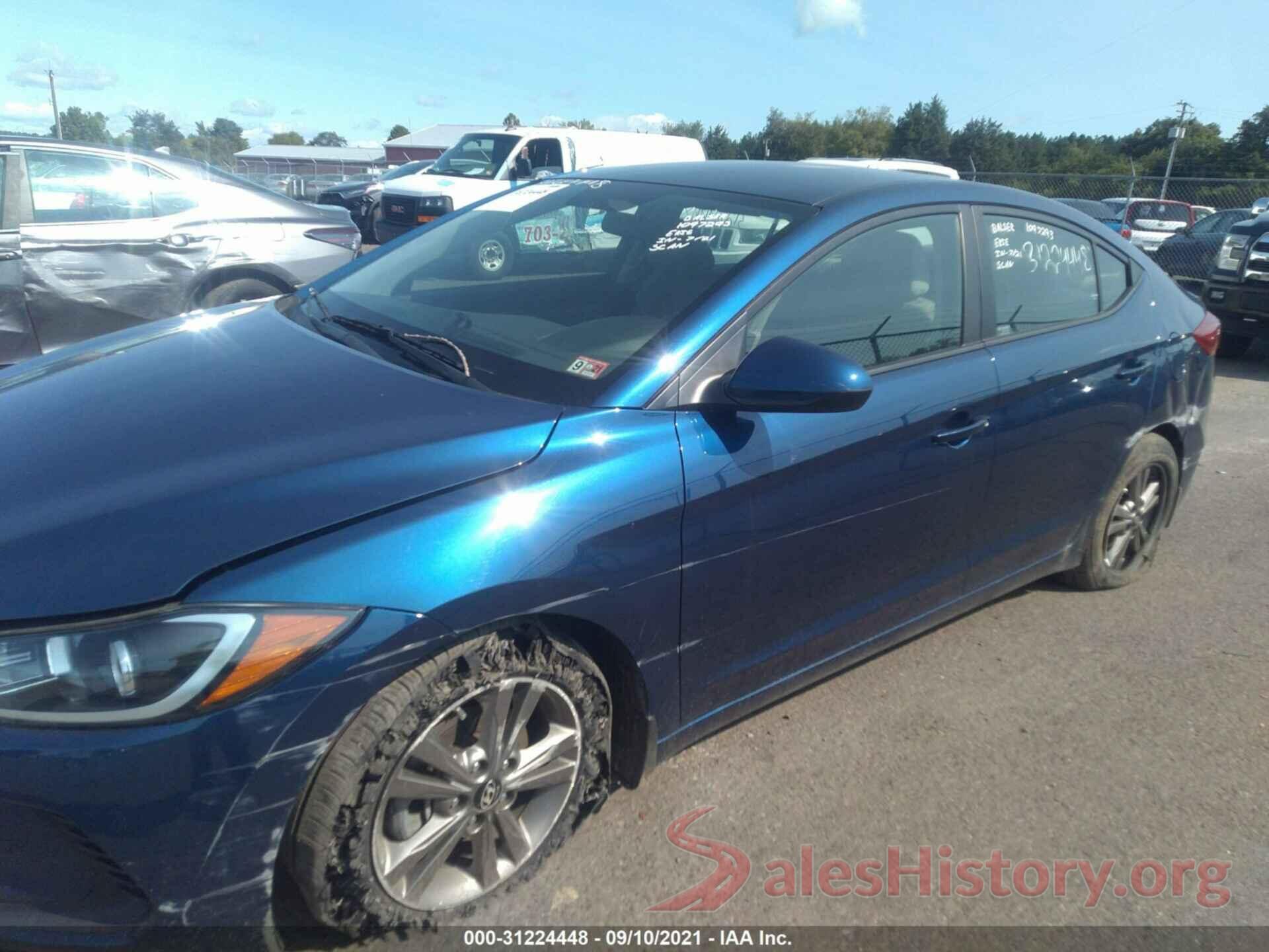 5NPD84LF1JH333300 2018 HYUNDAI ELANTRA