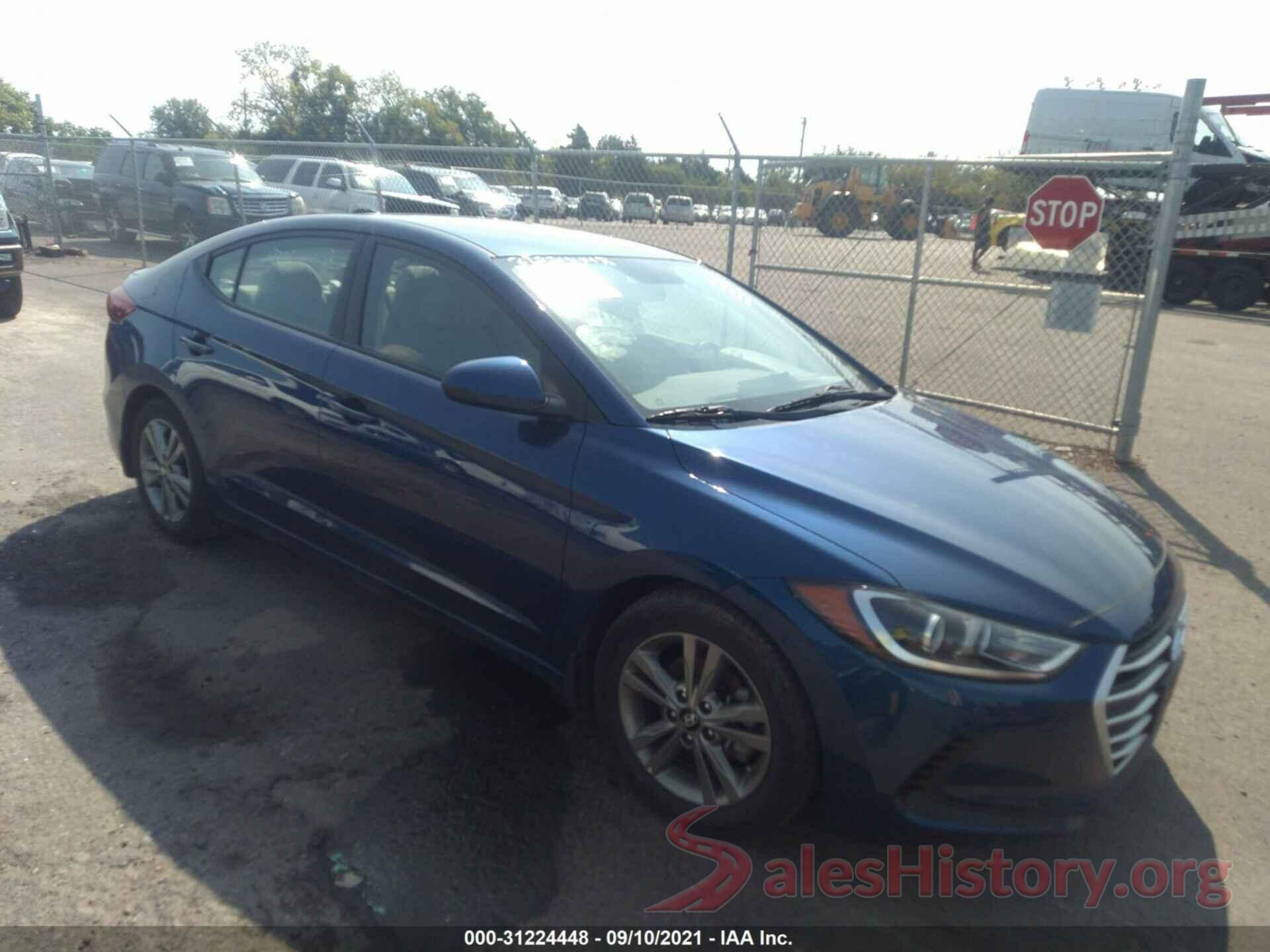 5NPD84LF1JH333300 2018 HYUNDAI ELANTRA