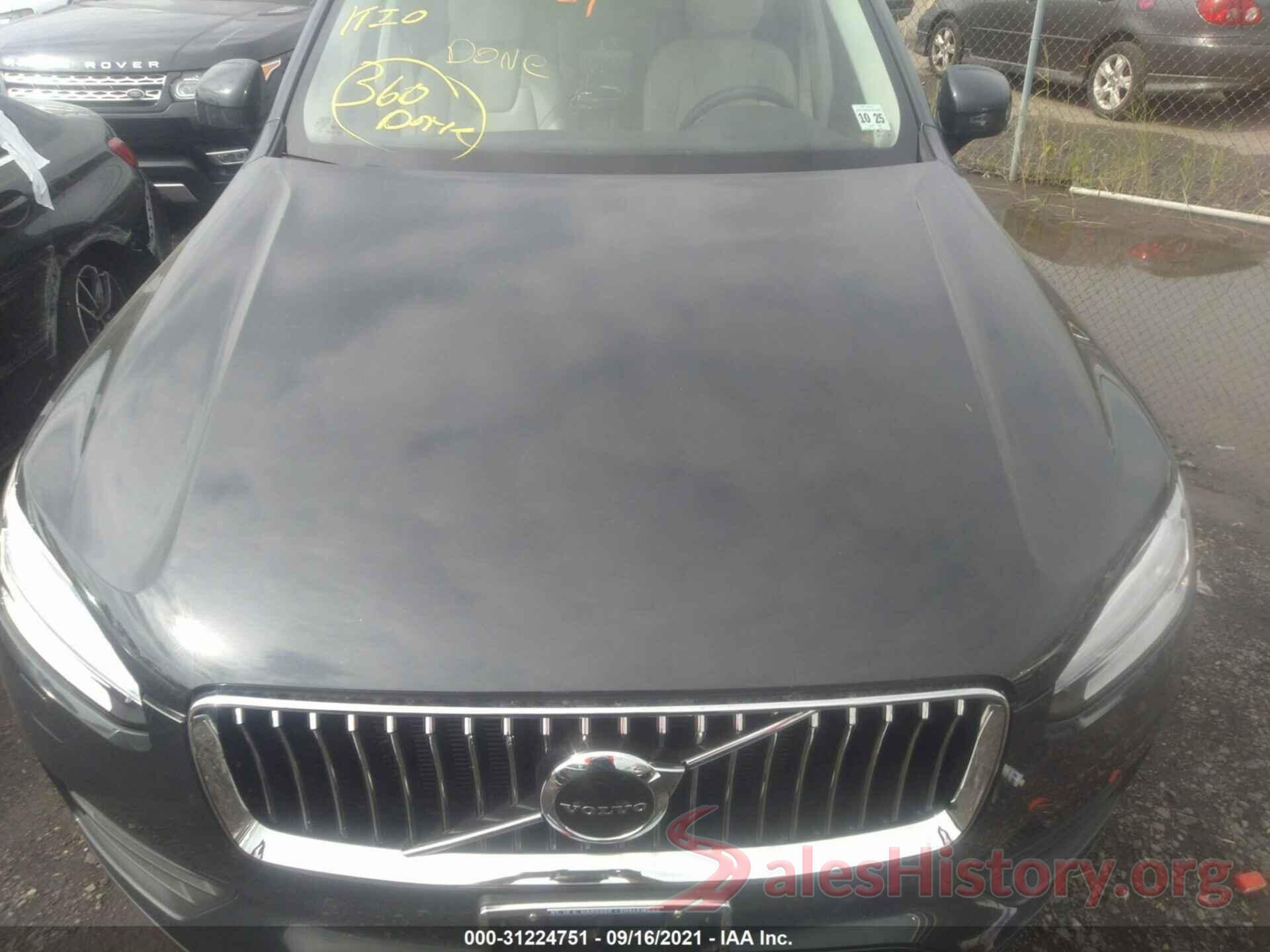 YV4A22PK4M1692049 2021 VOLVO XC90