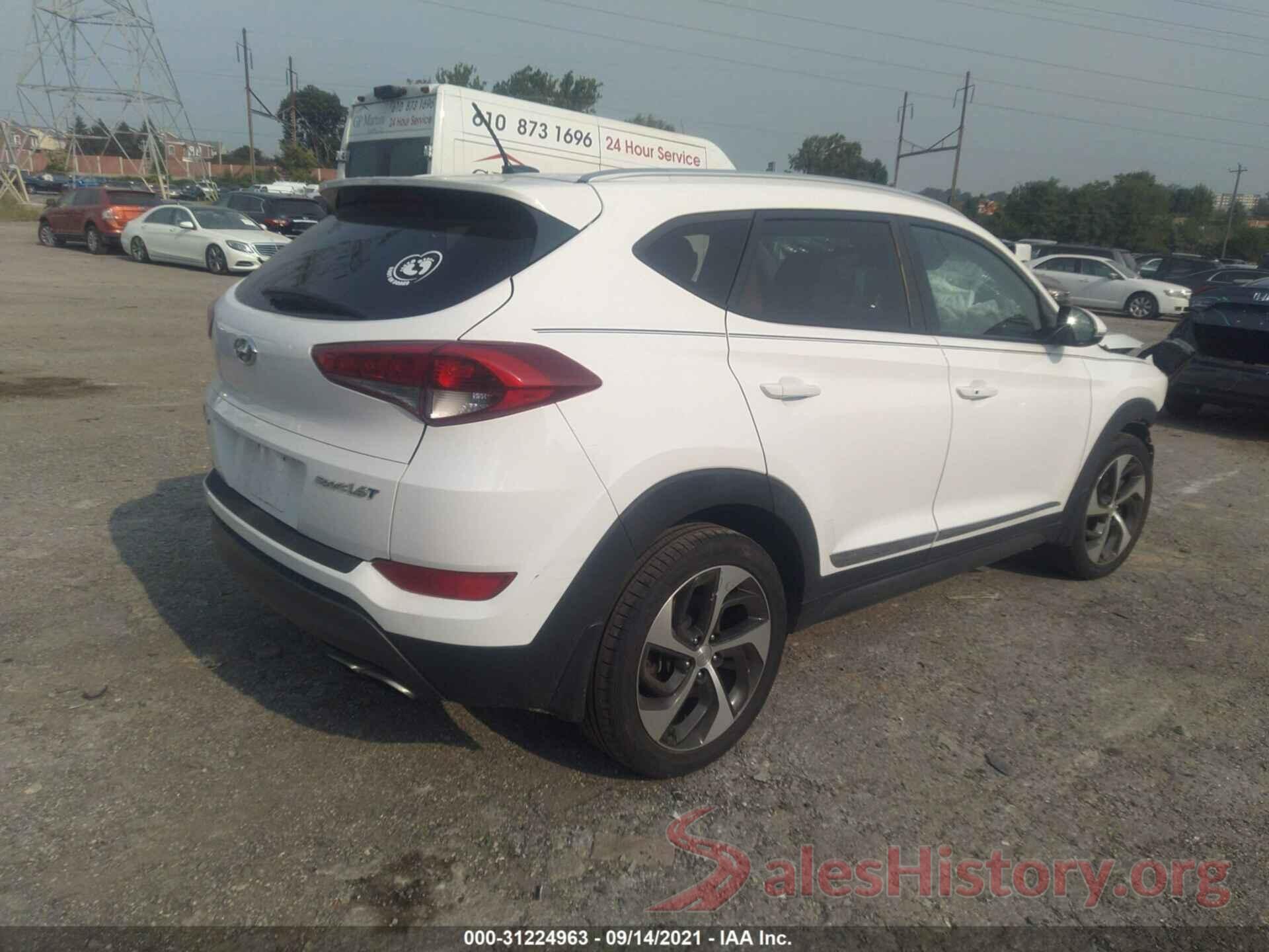 KM8J33A26GU053877 2016 HYUNDAI TUCSON