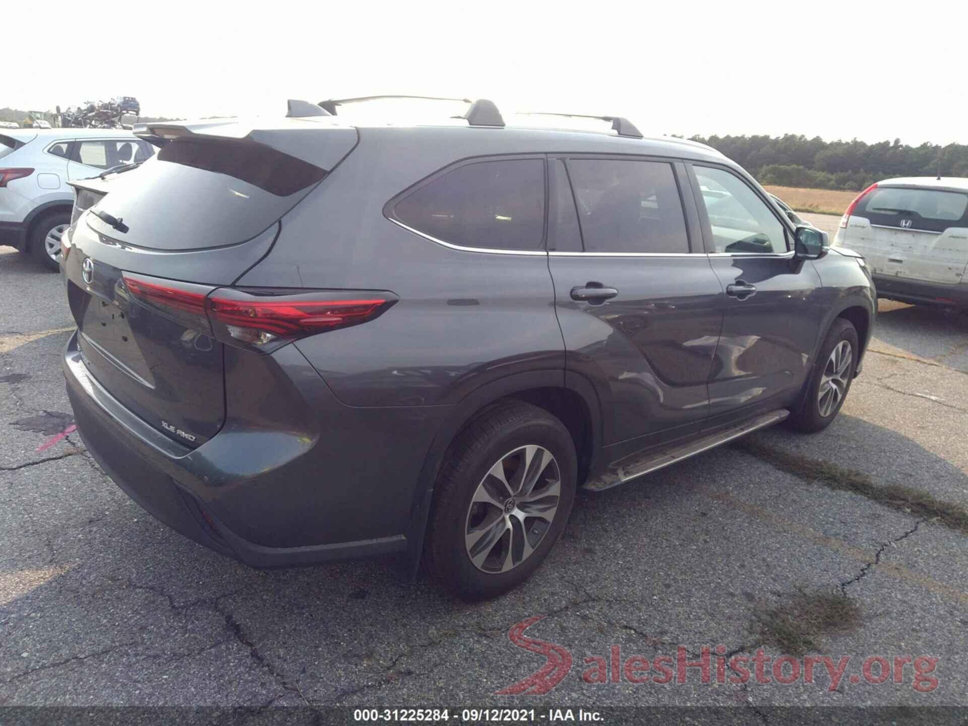 5TDHZRBH6MS073070 2021 TOYOTA HIGHLANDER