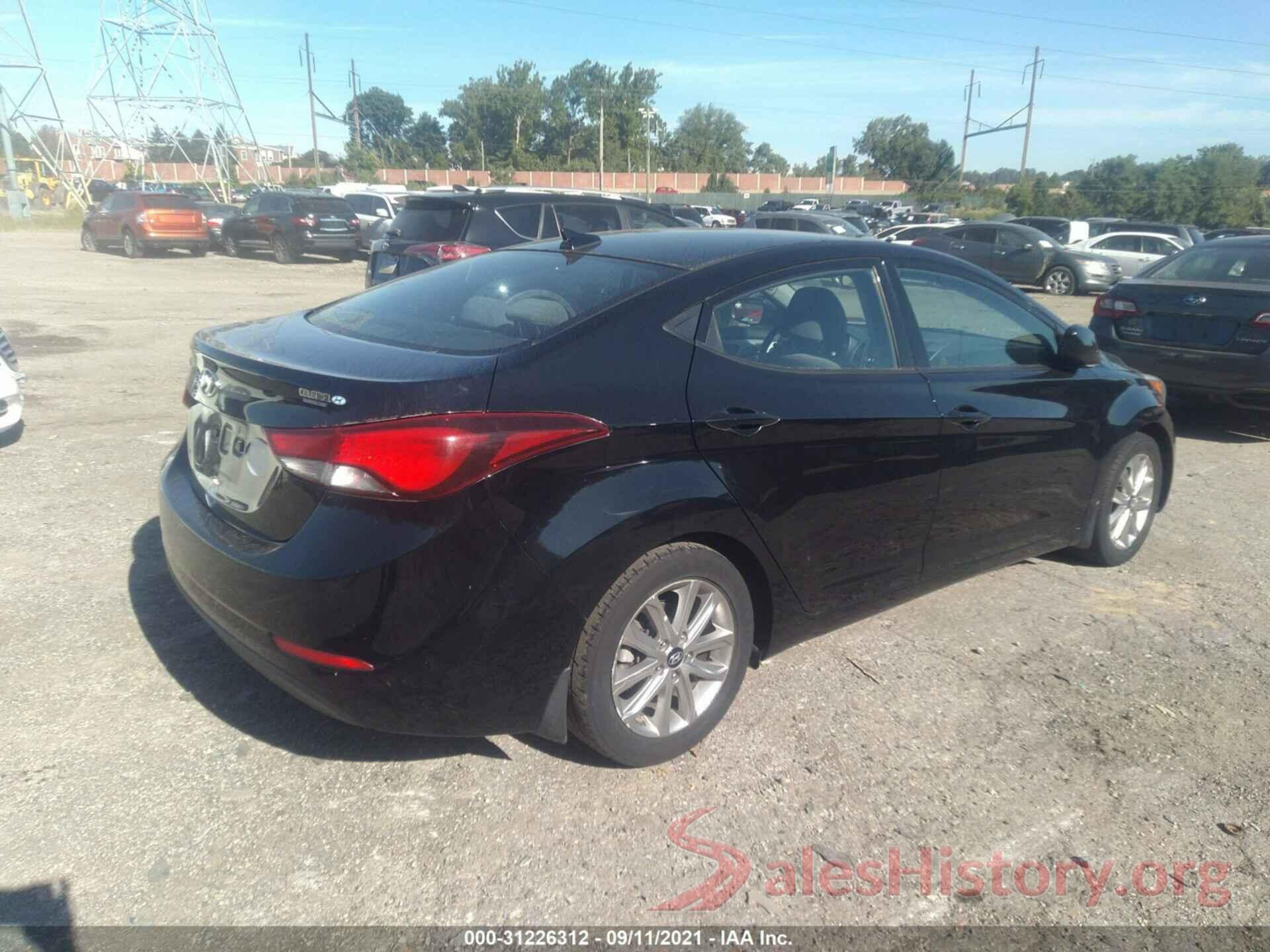 KMHDH4AE5GU530197 2016 HYUNDAI ELANTRA