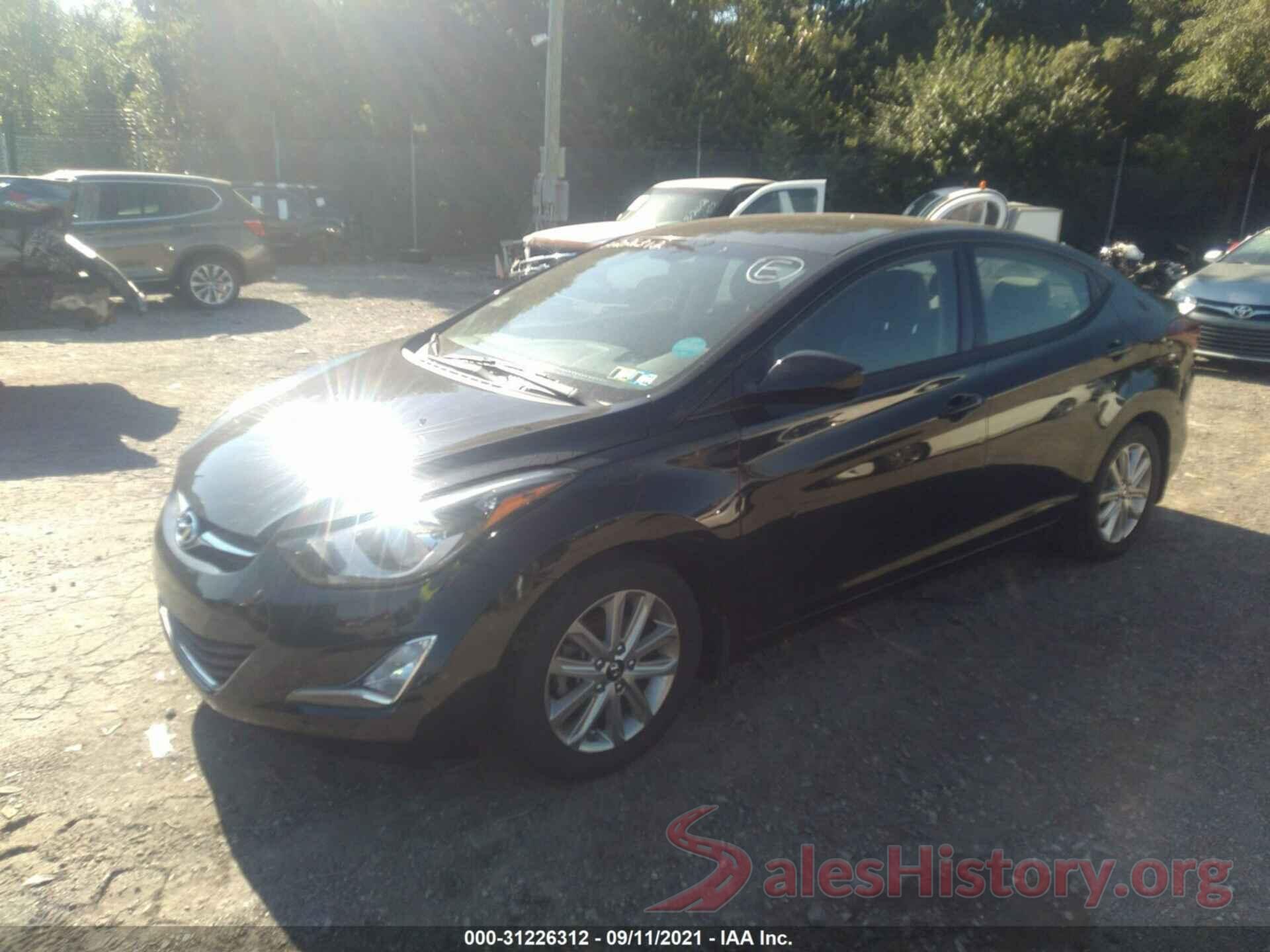 KMHDH4AE5GU530197 2016 HYUNDAI ELANTRA