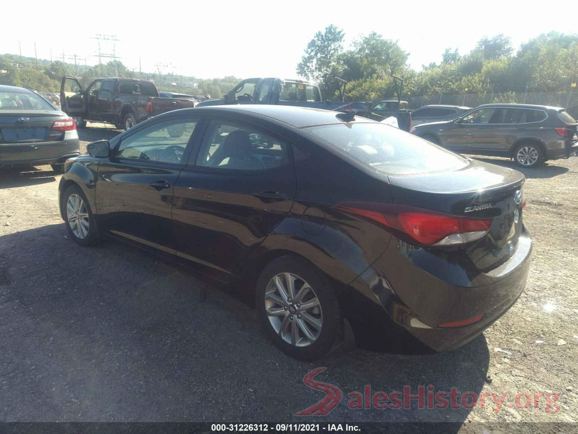 KMHDH4AE5GU530197 2016 HYUNDAI ELANTRA