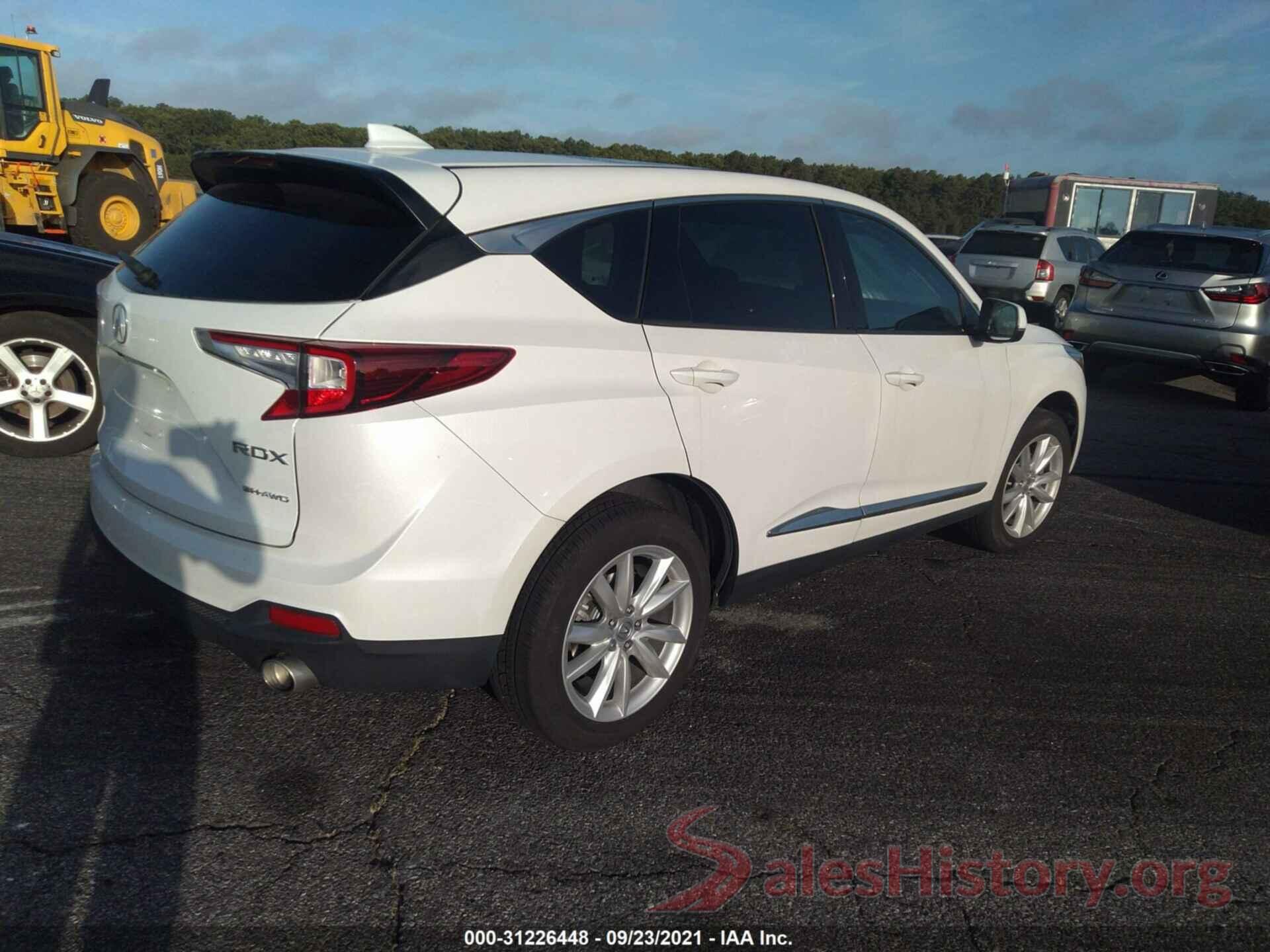 5J8TC2H34LL009075 2020 ACURA RDX