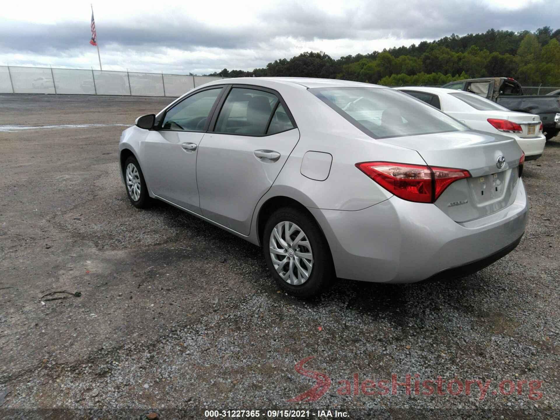 5YFBURHE4KP895261 2019 TOYOTA COROLLA