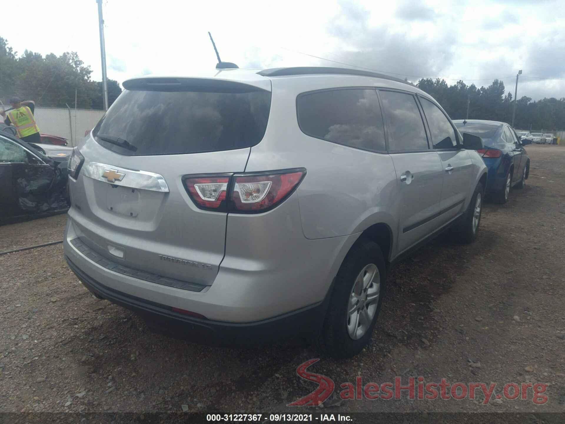 1GNKRFKD8GJ143615 2016 CHEVROLET TRAVERSE