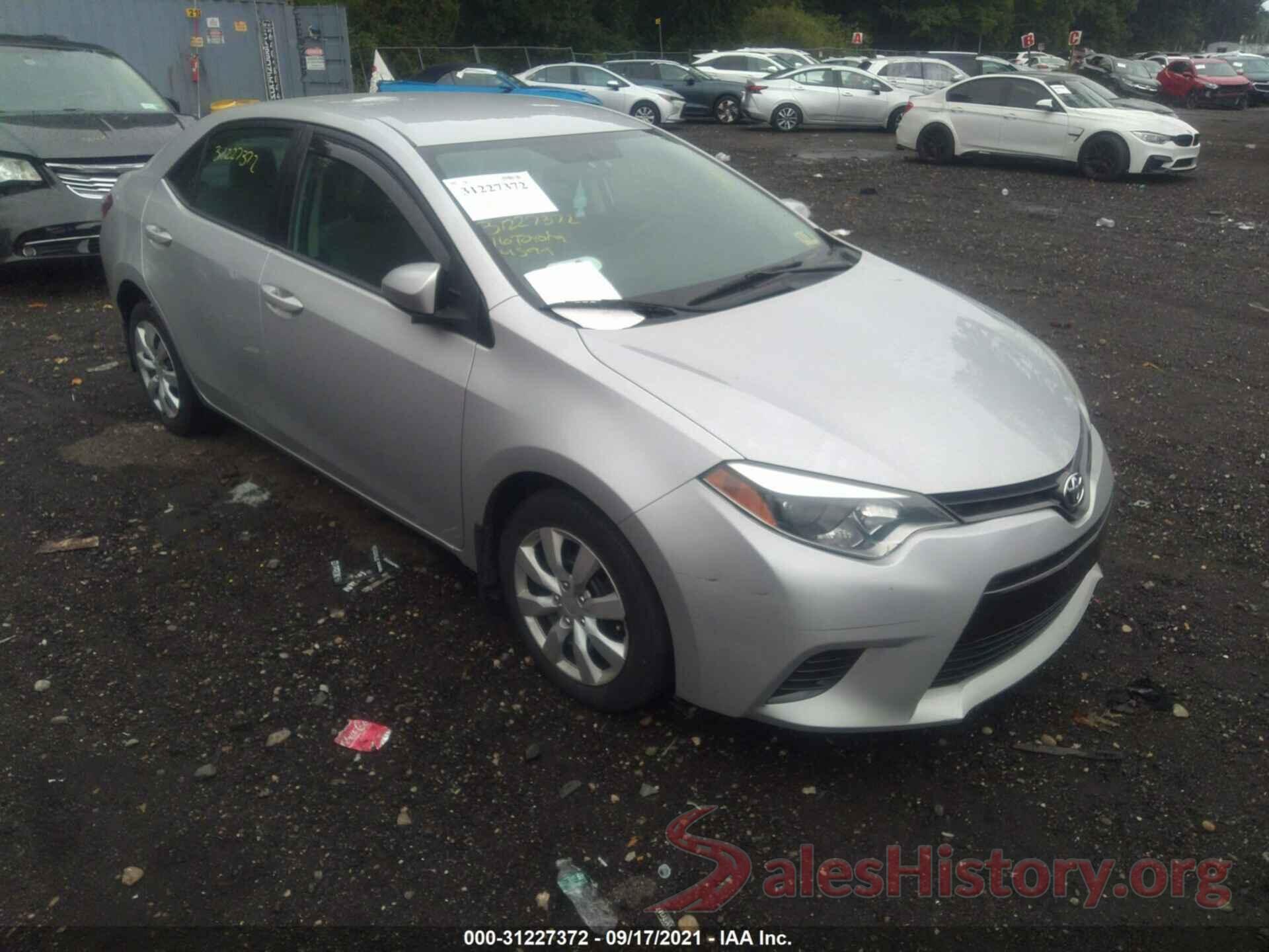 2T1BURHE3GC602506 2016 TOYOTA COROLLA