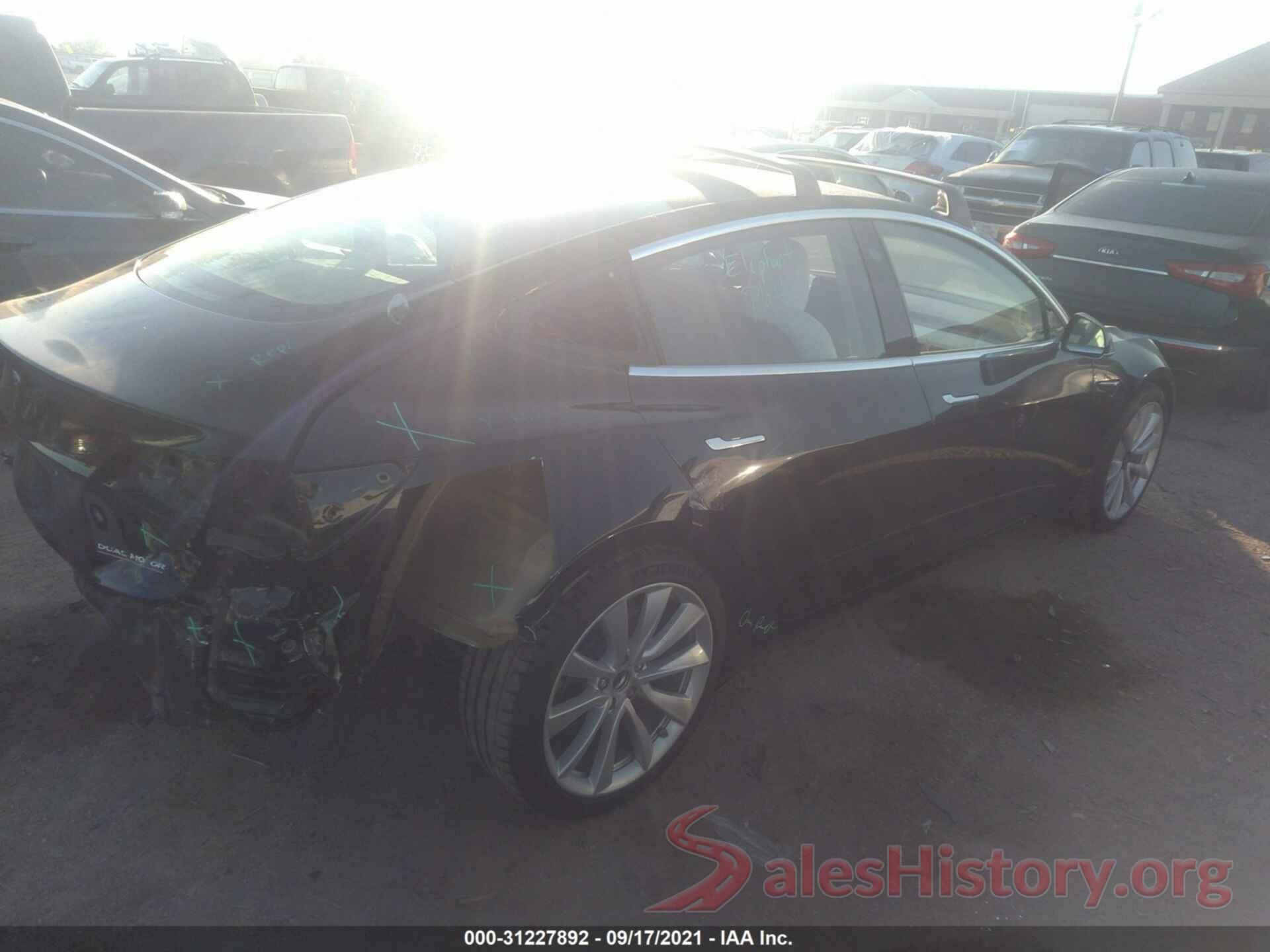 5YJ3E1EB4KF421416 2019 TESLA MODEL 3