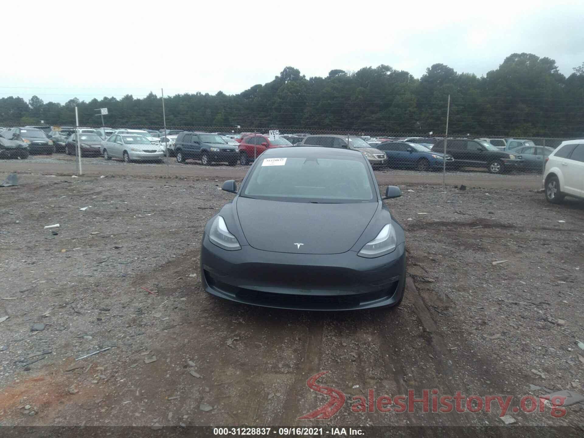 5YJ3E1EB8MF960821 2021 TESLA MODEL 3