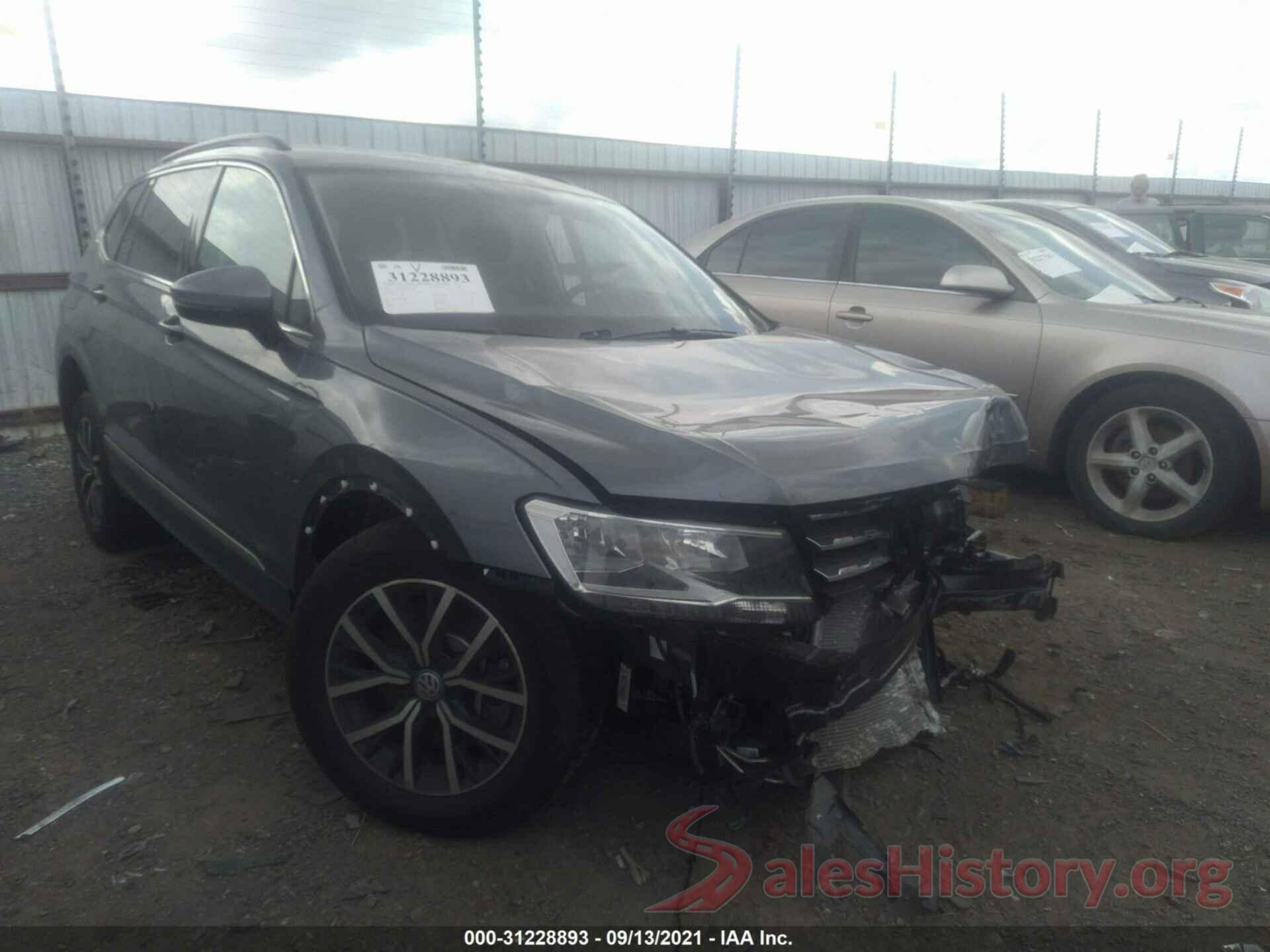 3VV3B7AX1MM070350 2021 VOLKSWAGEN TIGUAN