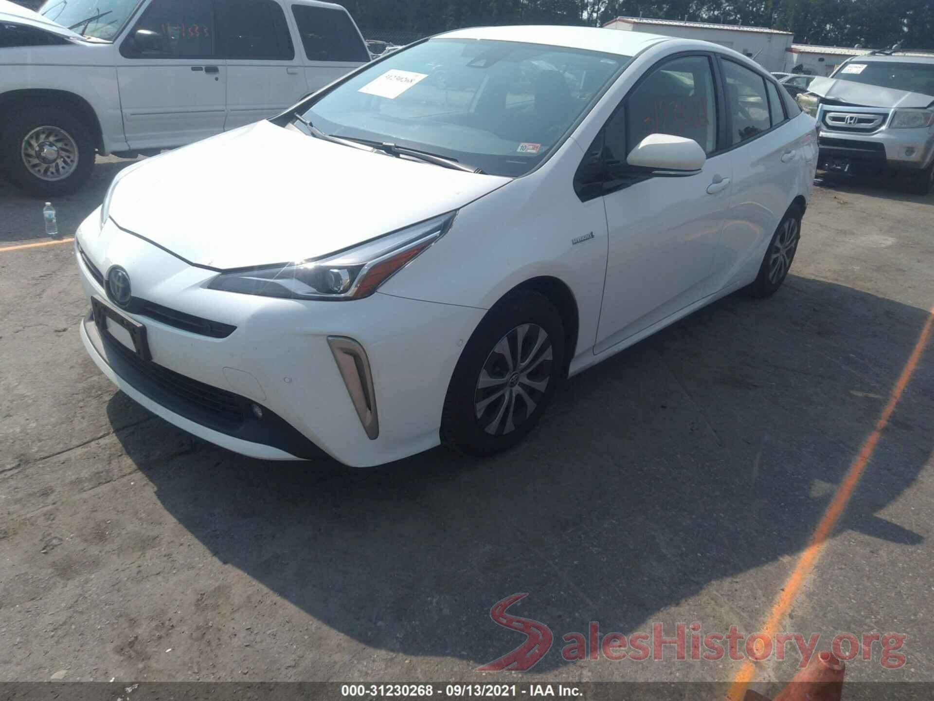 JTDL9RFU8K3003795 2019 TOYOTA PRIUS