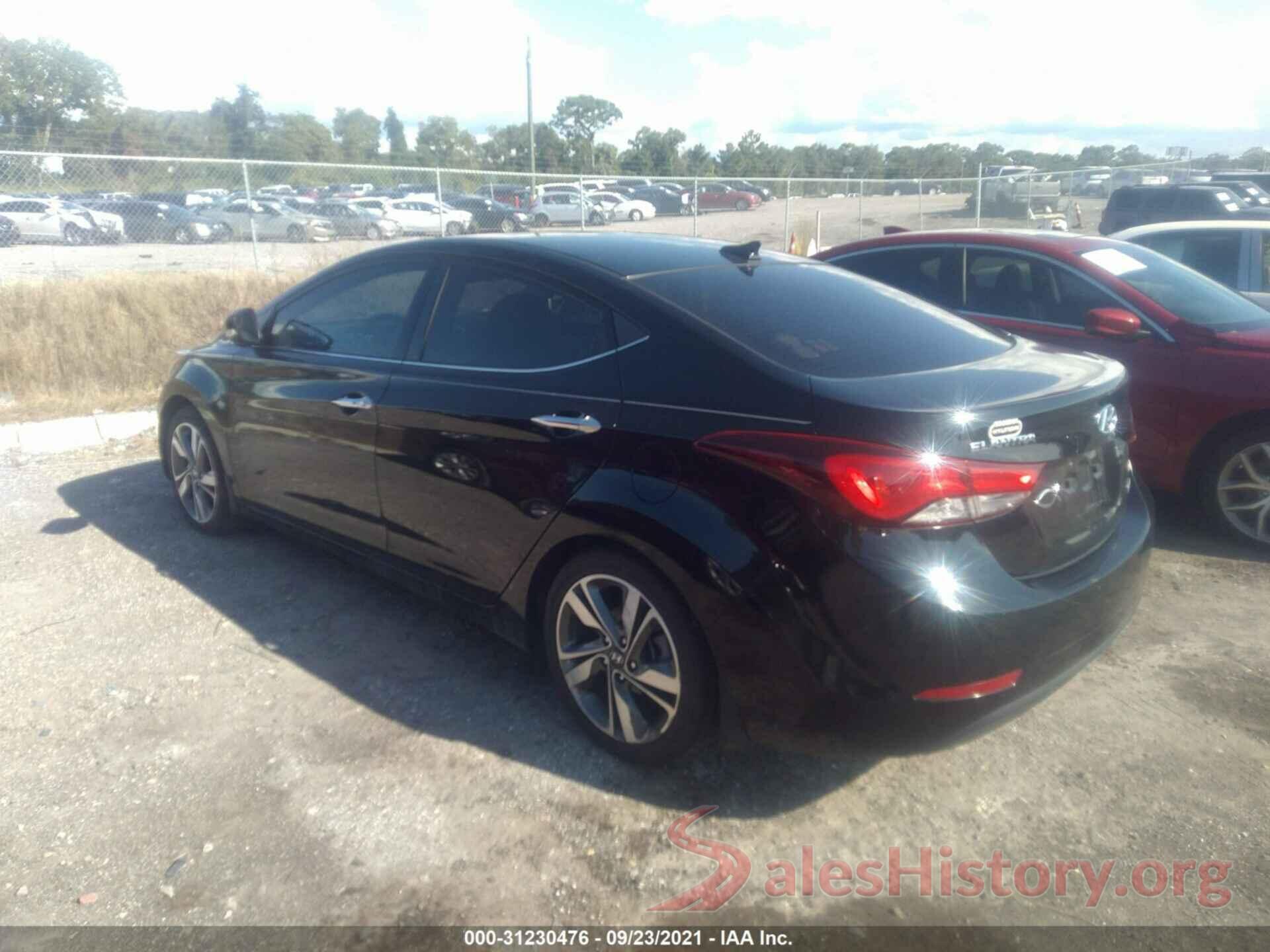 KMHDH4AE4GU618545 2016 HYUNDAI ELANTRA