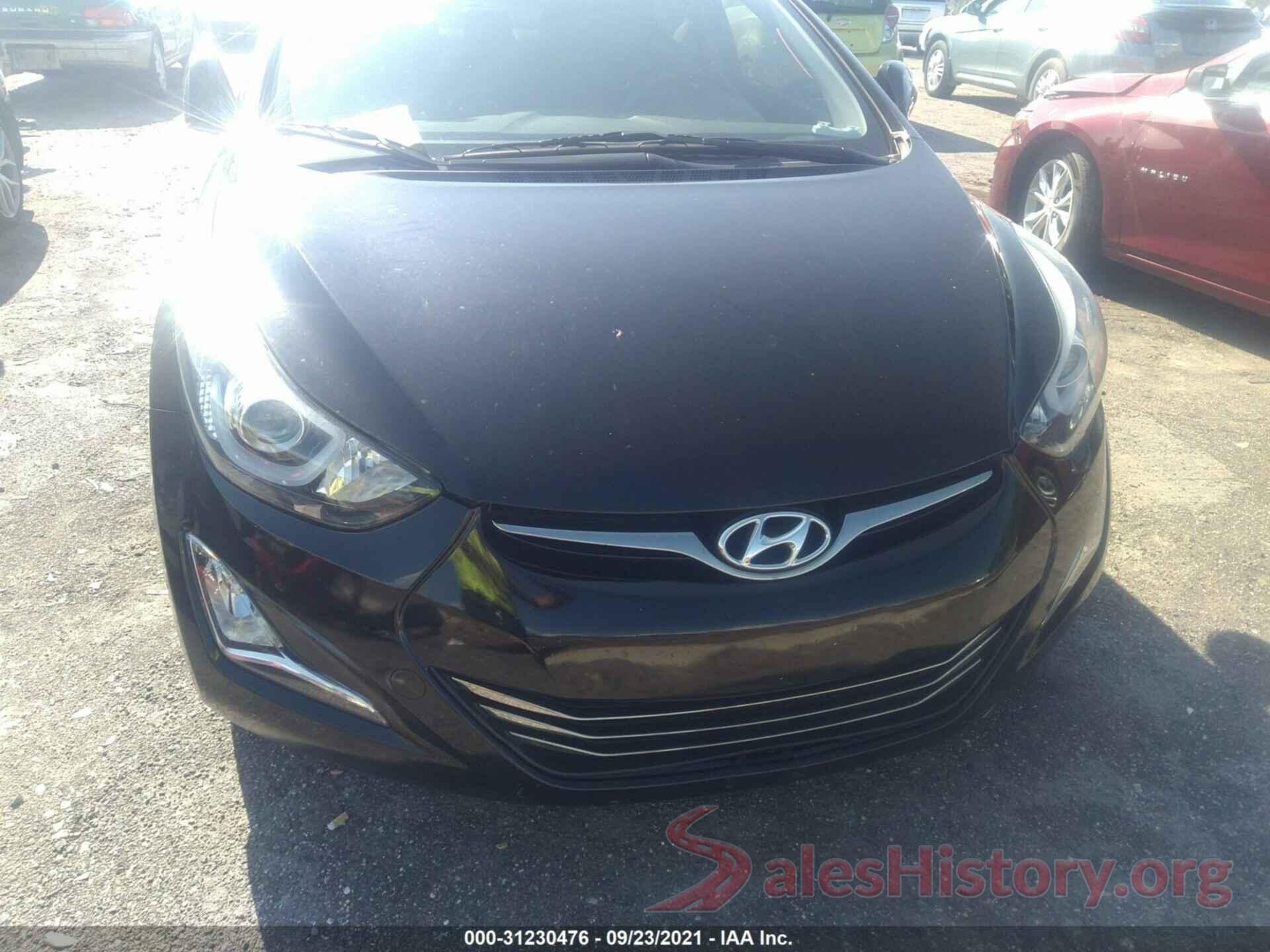 KMHDH4AE4GU618545 2016 HYUNDAI ELANTRA