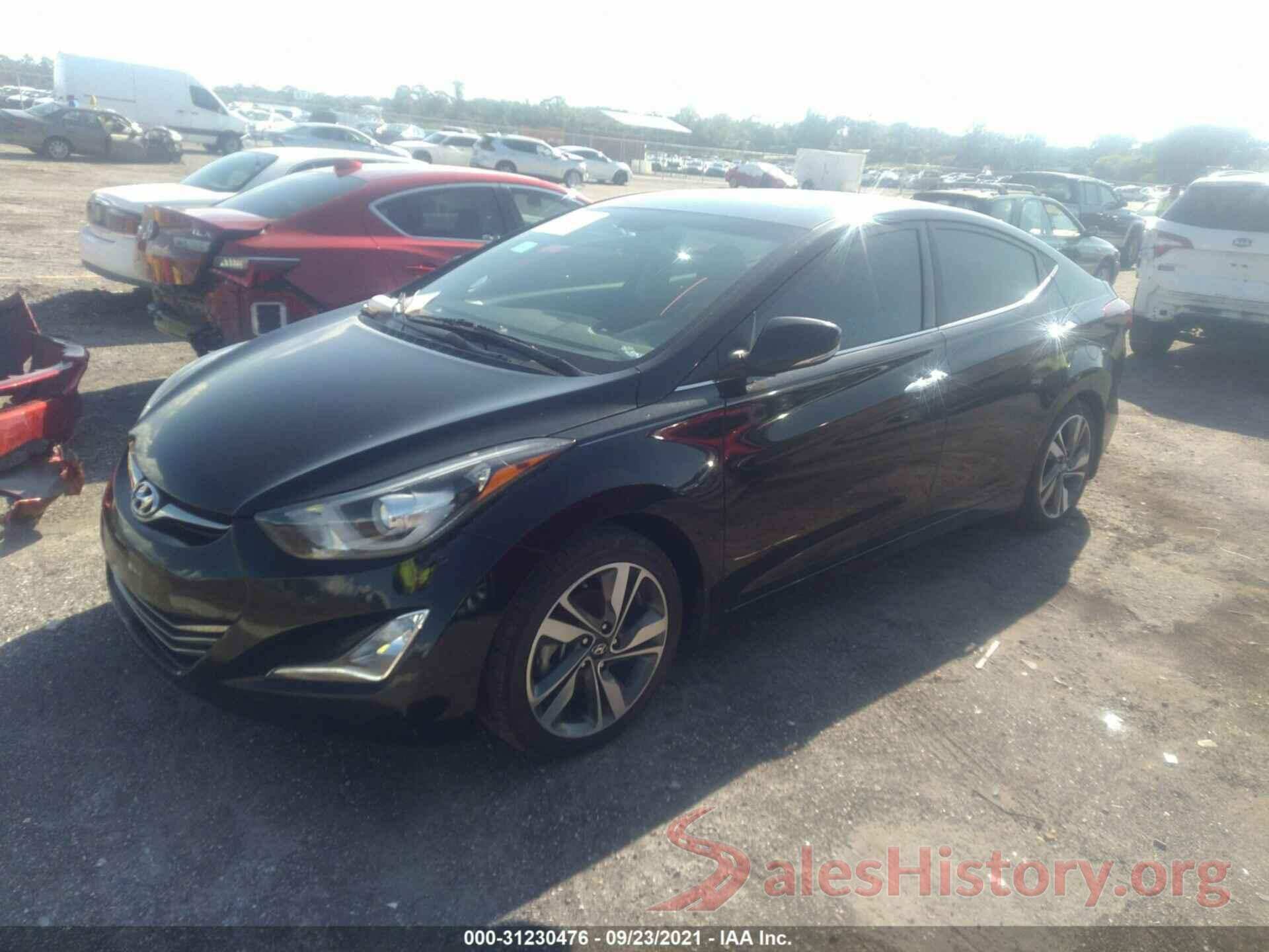 KMHDH4AE4GU618545 2016 HYUNDAI ELANTRA