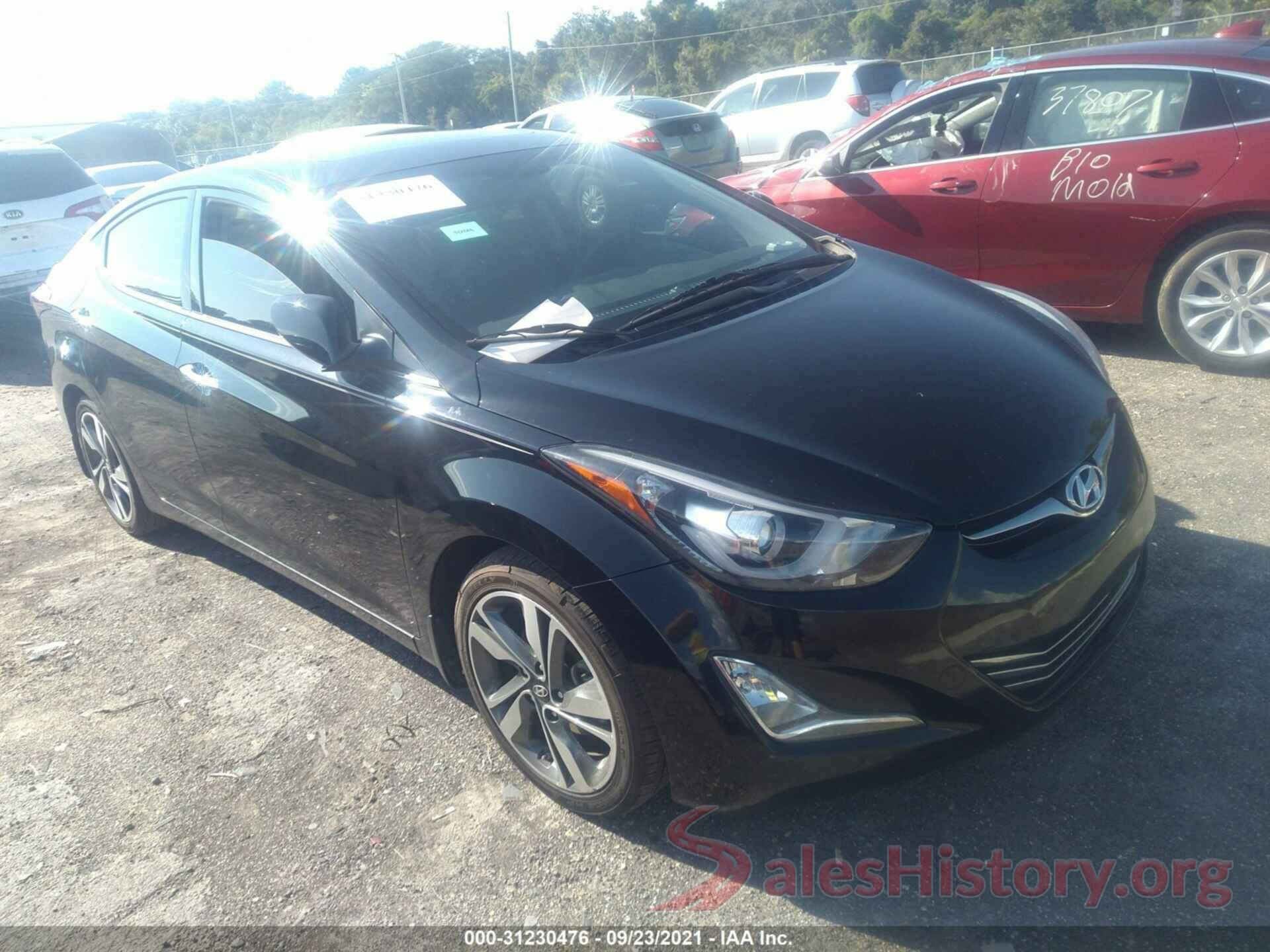 KMHDH4AE4GU618545 2016 HYUNDAI ELANTRA